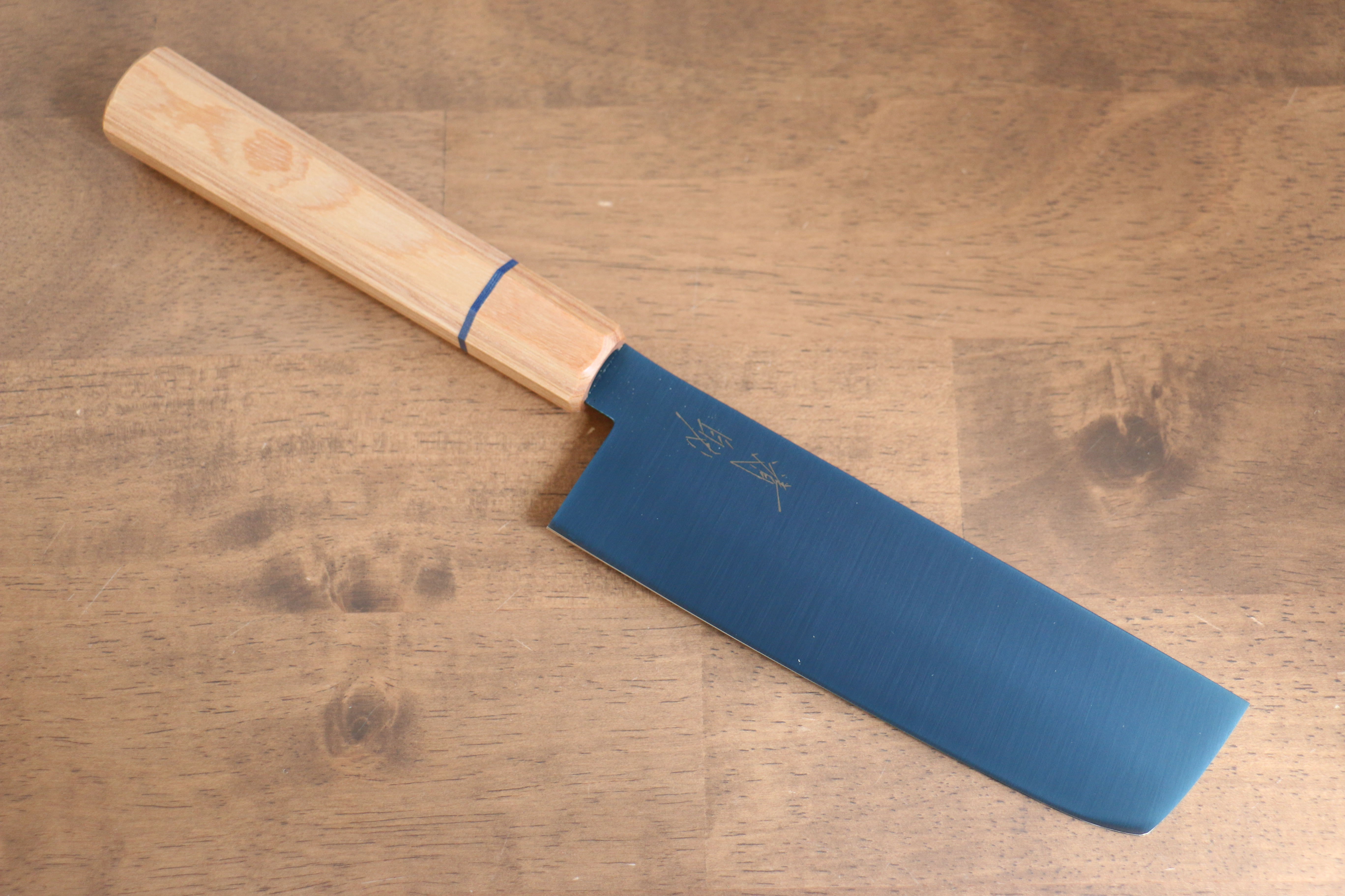 Seisuke SK-85 Ion plating Nakiri 160mm White wood Handle - Seisuke Knife