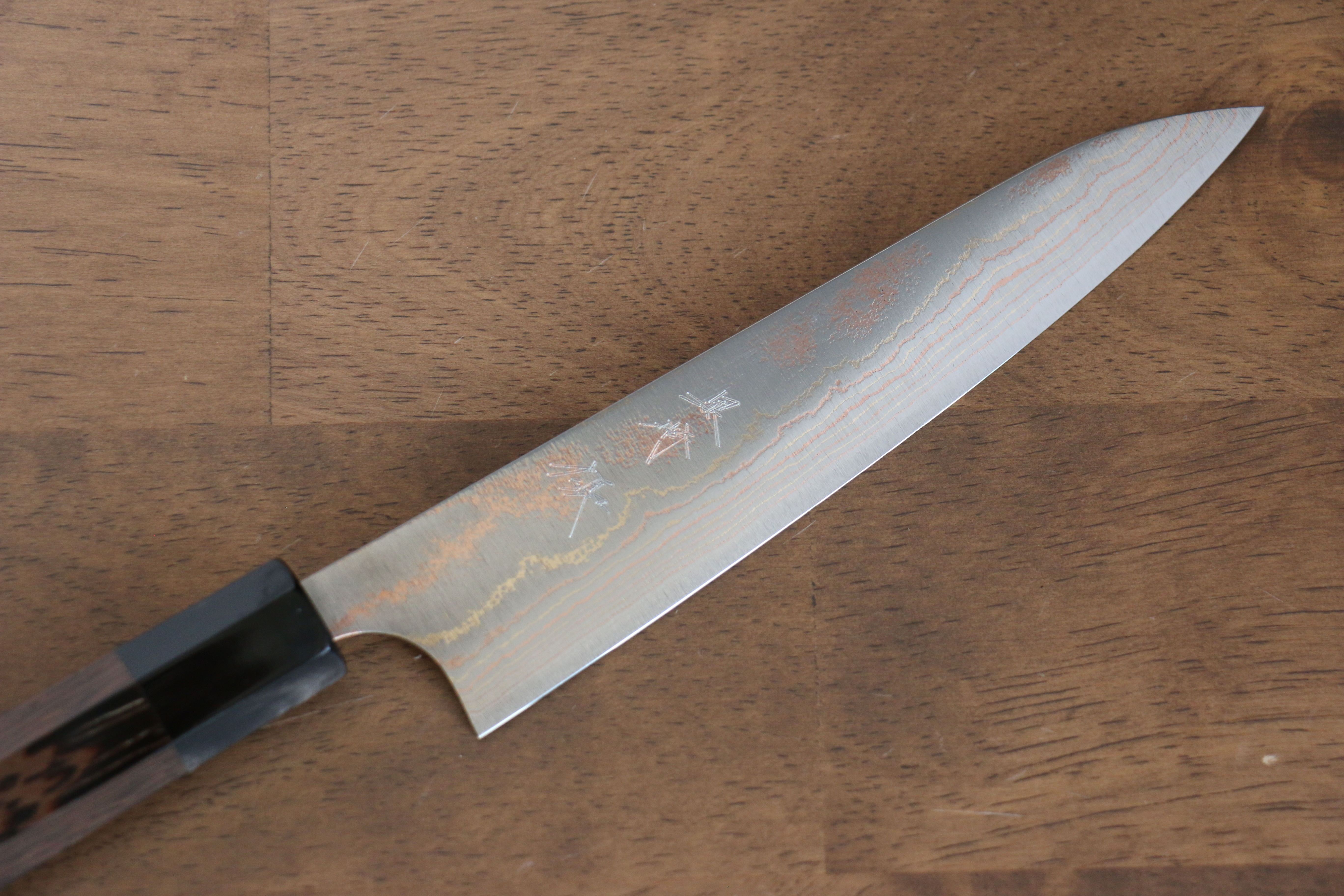 Yu Kurosaki Houou VG10 Colored Damascus Petty-Utility 150mm Wenge Handle - Seisuke Knife