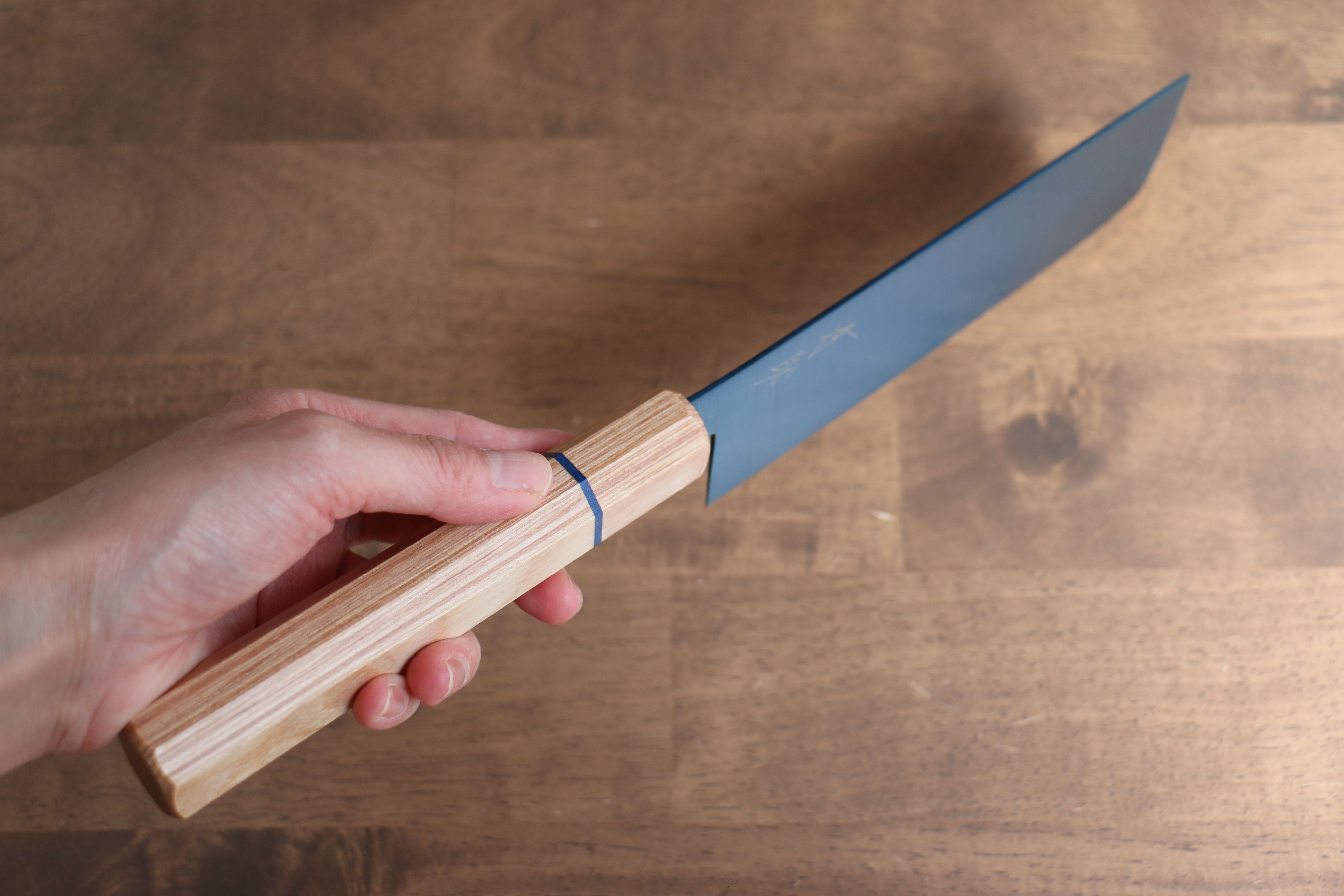 Seisuke SK-85 Ion plating Nakiri 160mm White wood Handle - Seisuke Knife
