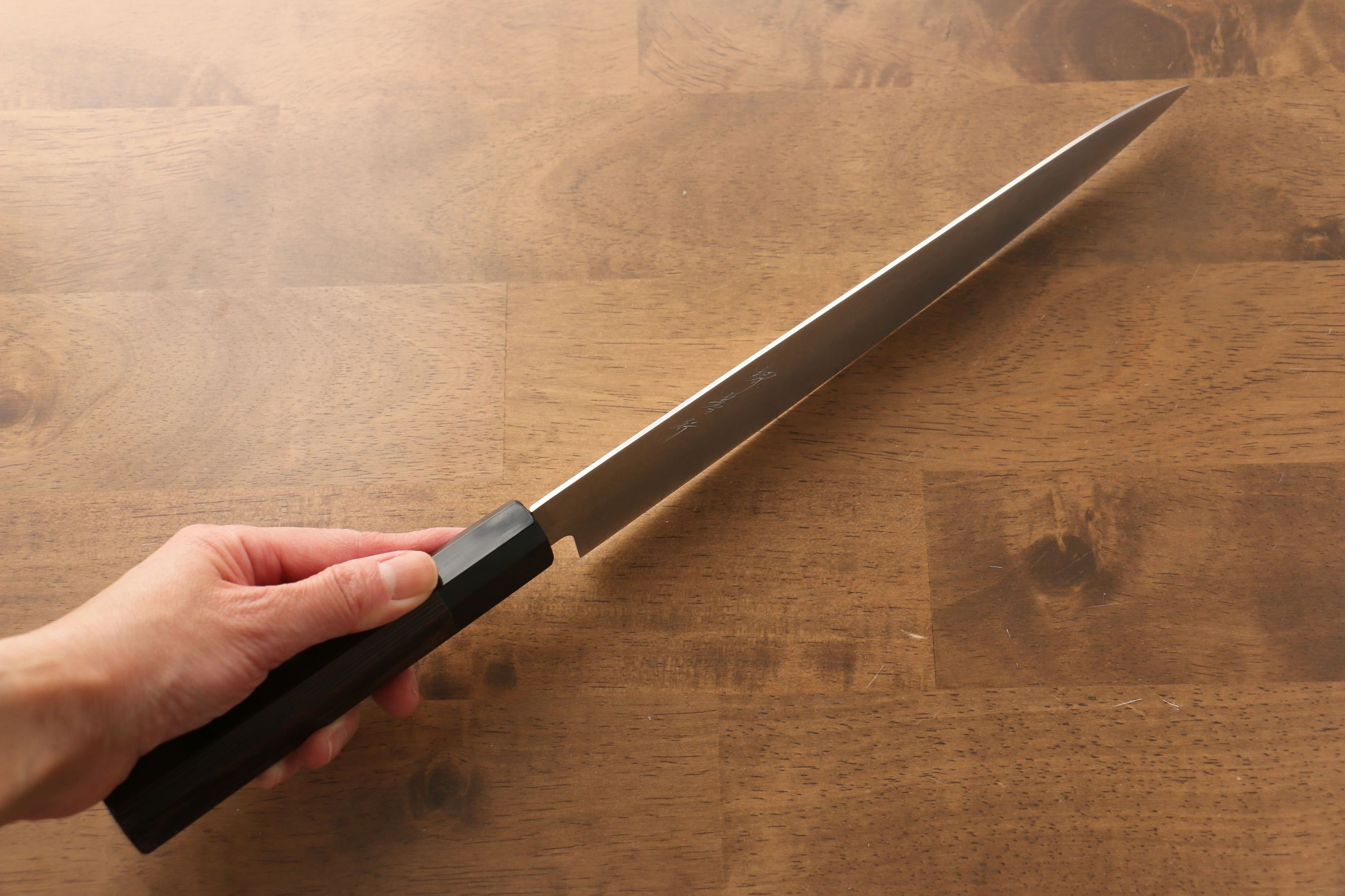 Sakai Takayuki Galaxy ZA-18 Damascus Sujihiki 240mm with Wenge Handle - Seisuke Knife