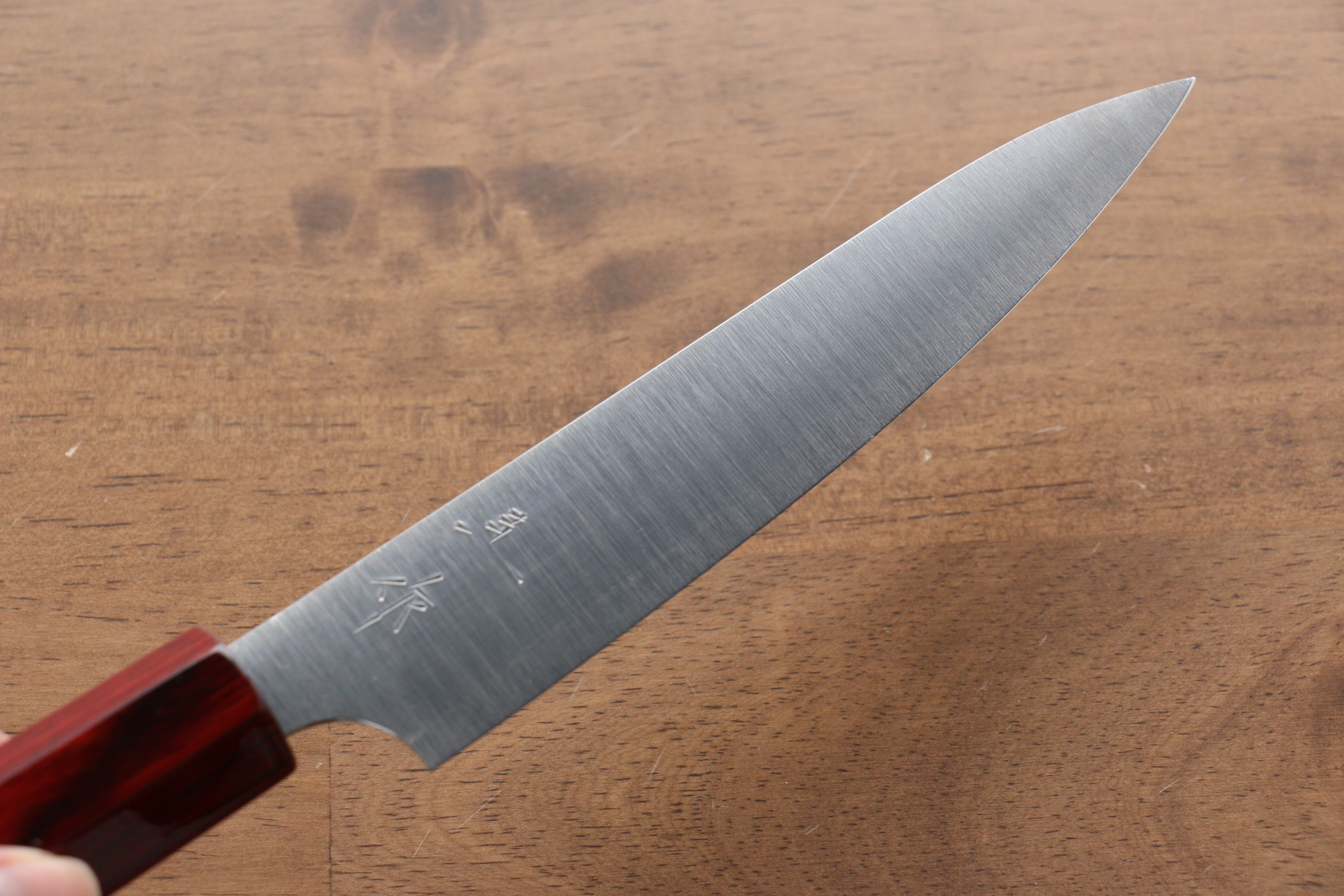 Kei Kobayashi SG2 Petty-Utility 150mm Red Lacquered Handle - Seisuke Knife
