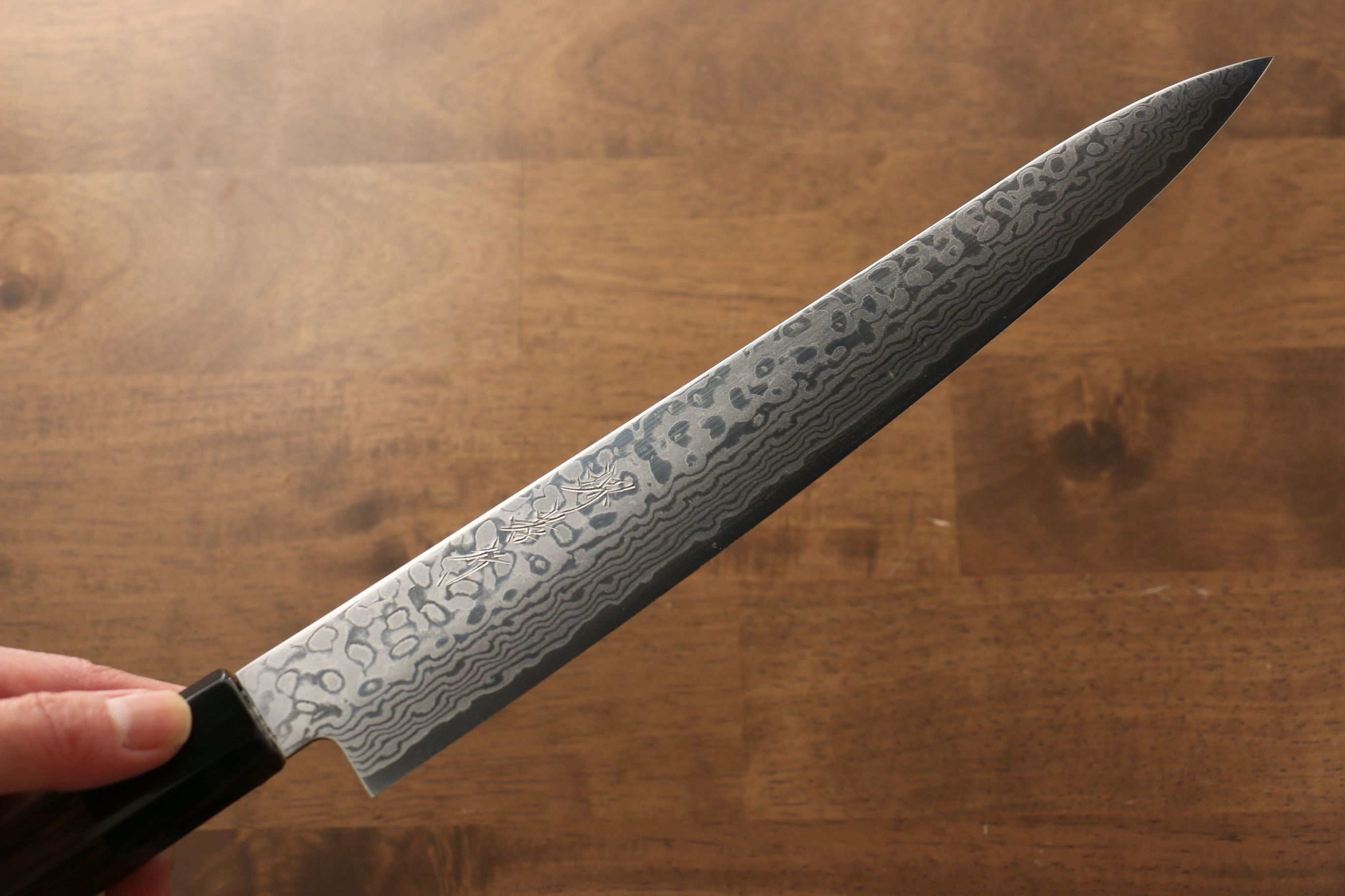 Sakai Takayuki Galaxy ZA-18 Damascus Sujihiki 240mm with Wenge Handle - Seisuke Knife