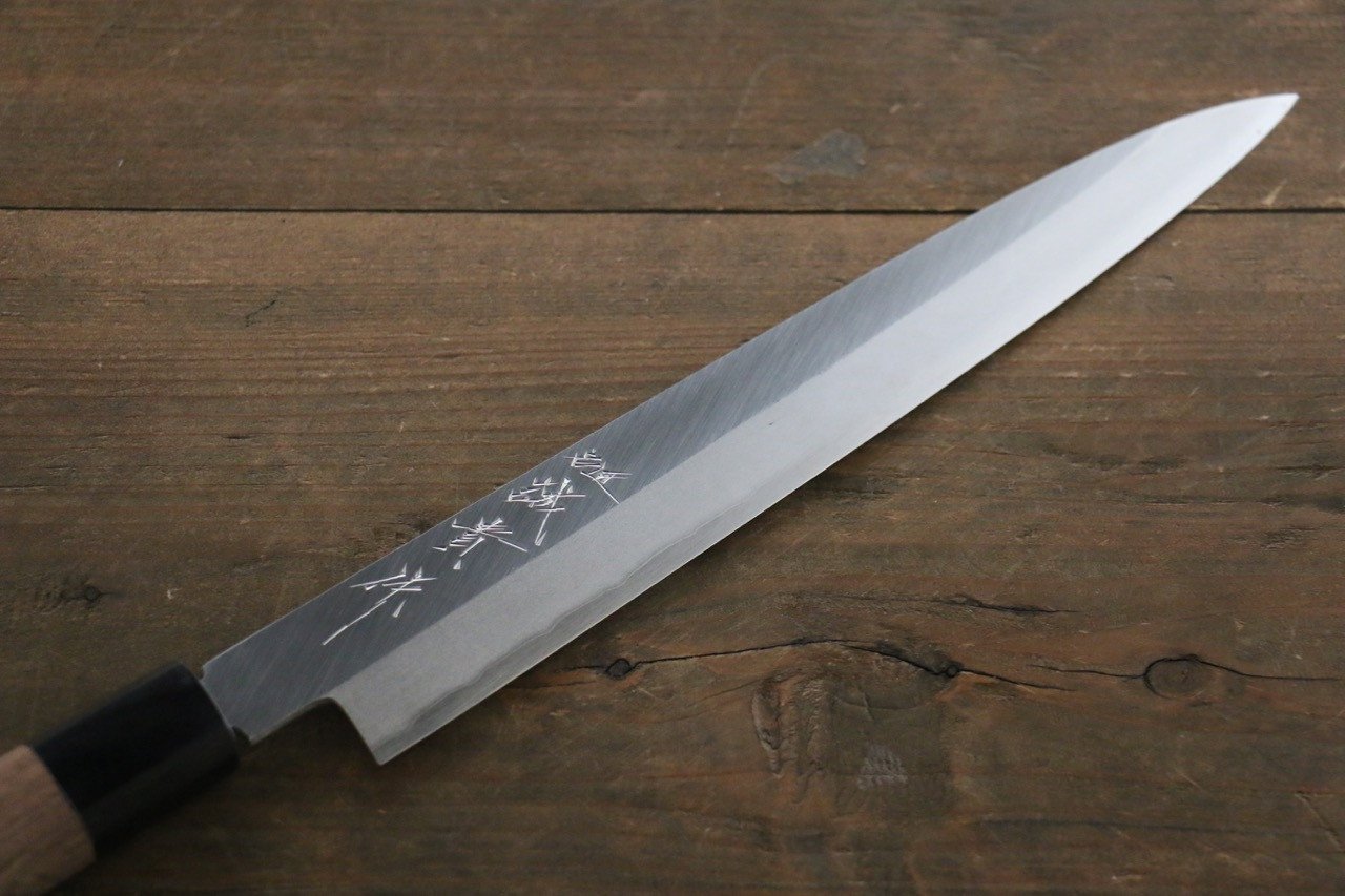 Shigeki Tanaka Silver Steel No.3 Yanagiba Japanese Chef Knife 240mm - Seisuke Knife