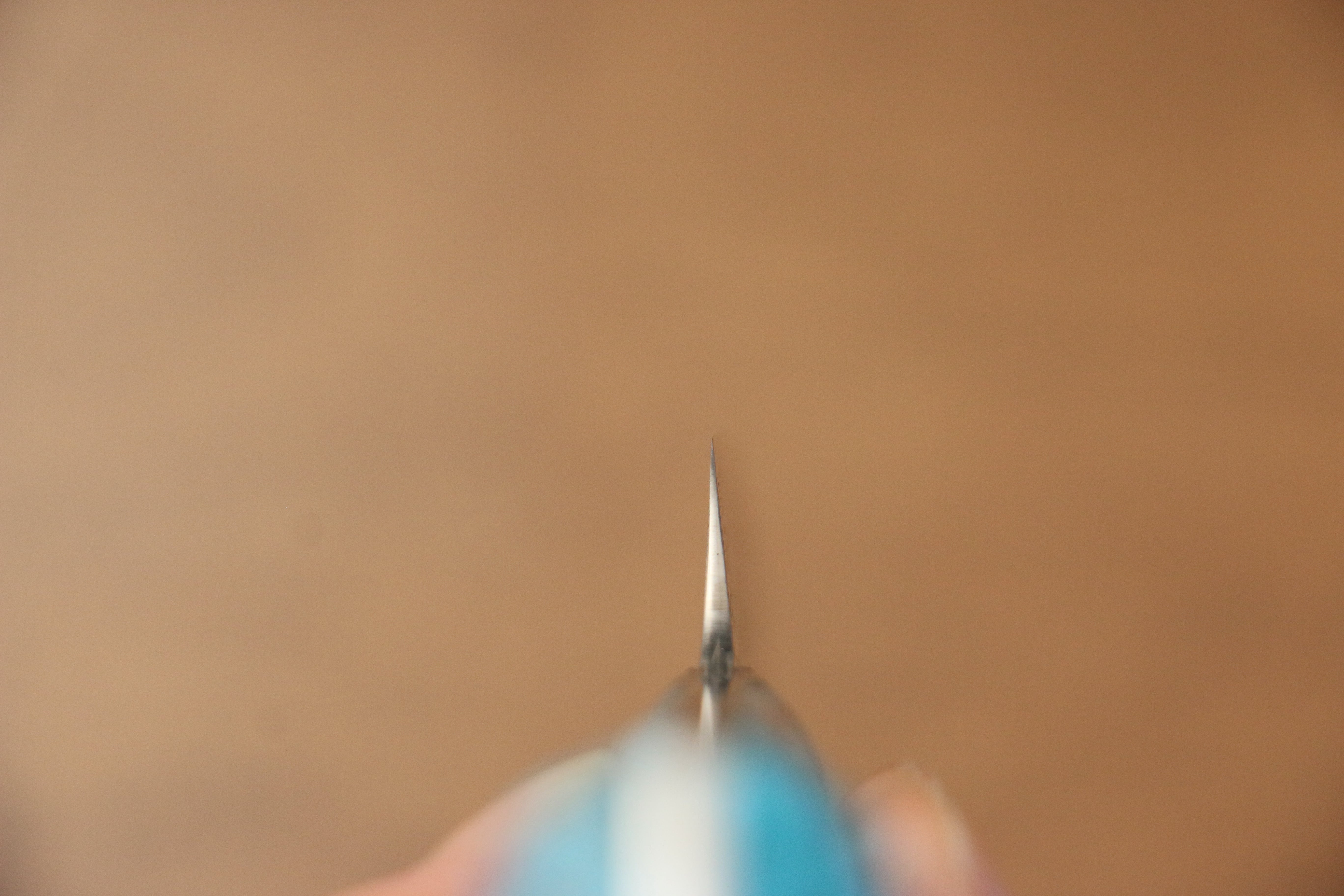 Takeshi Saji SG2 Diamond Finish Petty-Utility 130mm Blue Turquoise Handle - Seisuke Knife