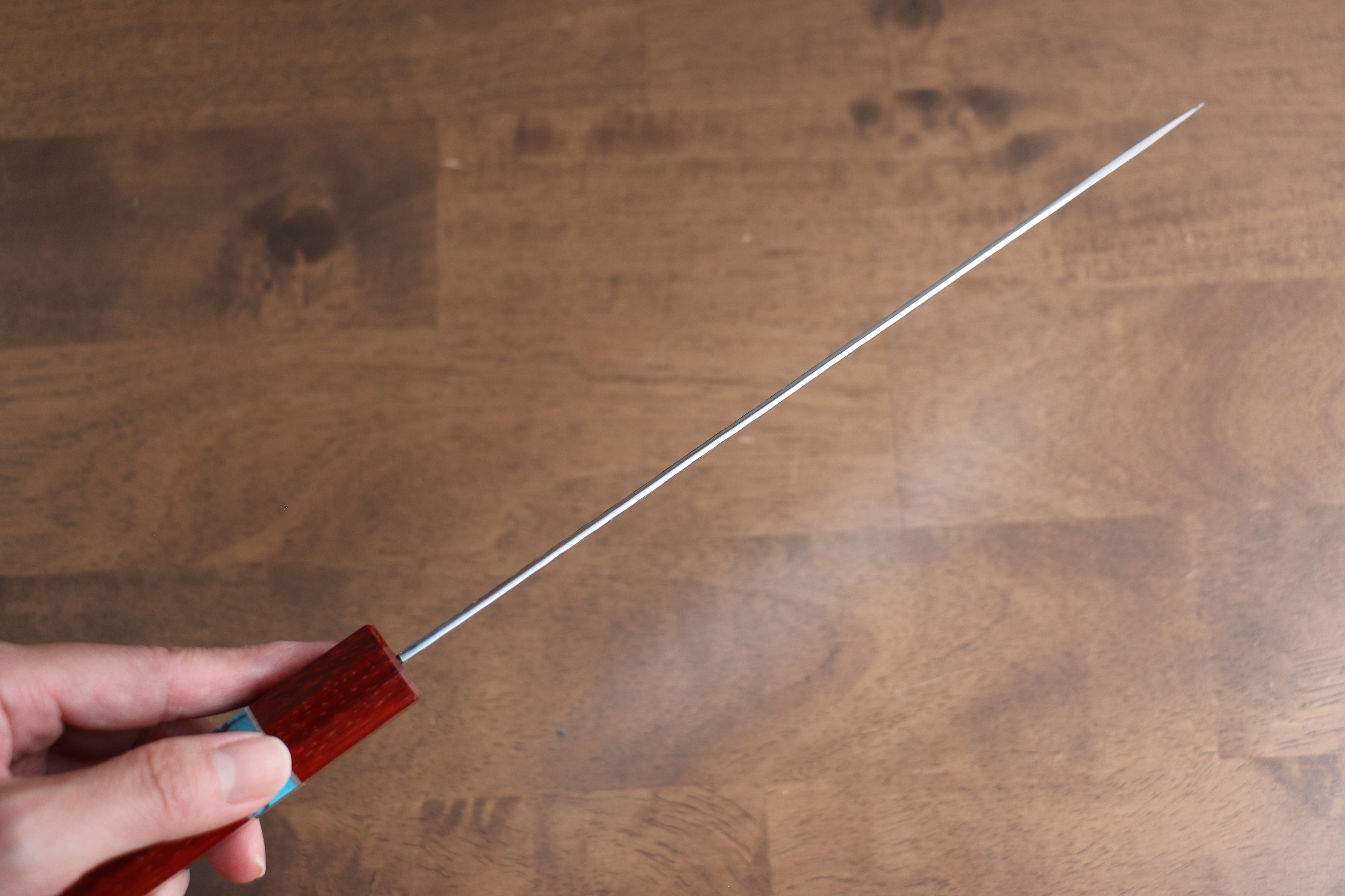 Yu Kurosaki Senko SG2 Hammered Gyuto 210mm Padoauk(ferrule: Turquoise) Handle - Seisuke Knife