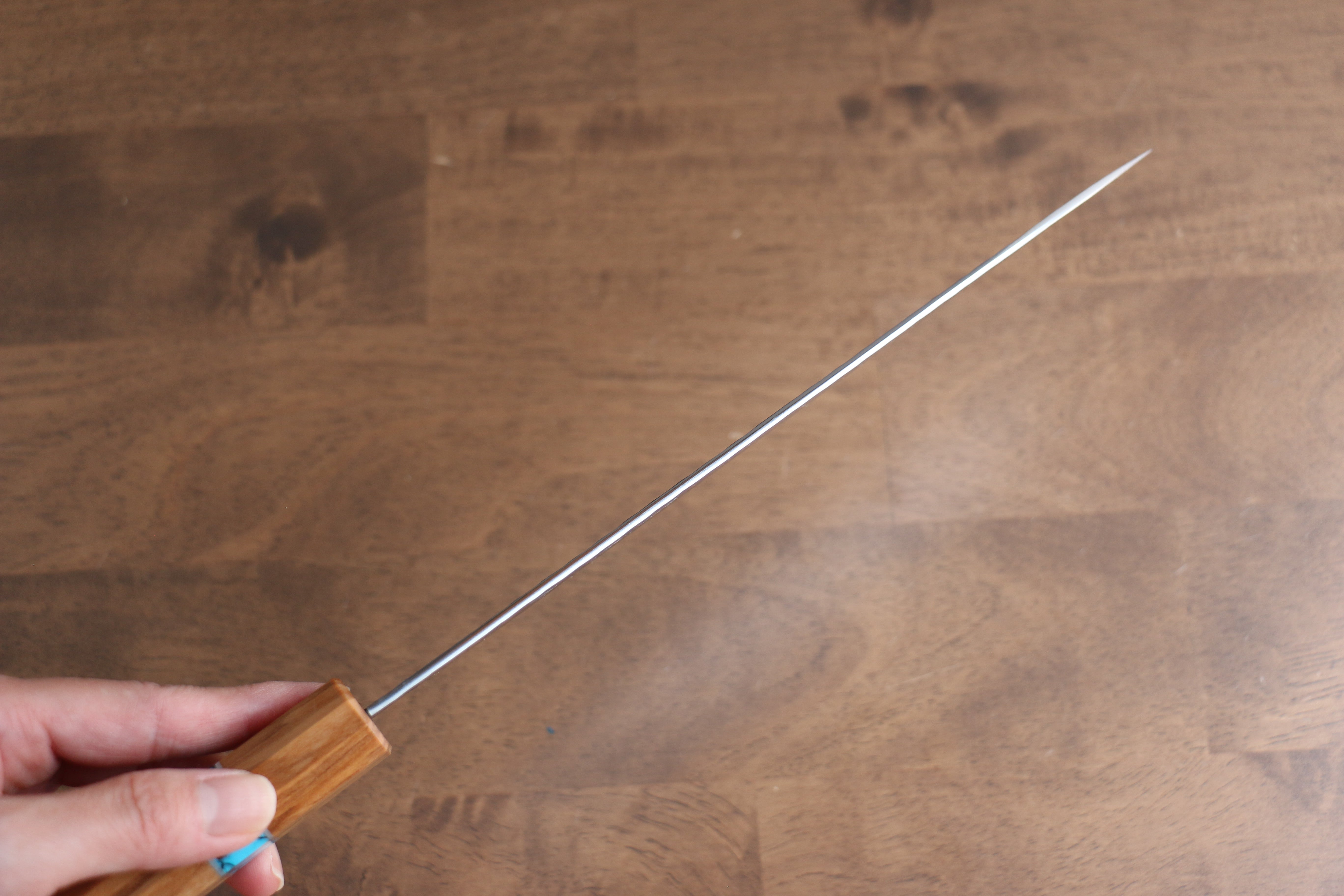 Yu Kurosaki Senko SG2 Hammered Gyuto 210mm Olive tree(ferrule: Turquoise) Handle - Seisuke Knife