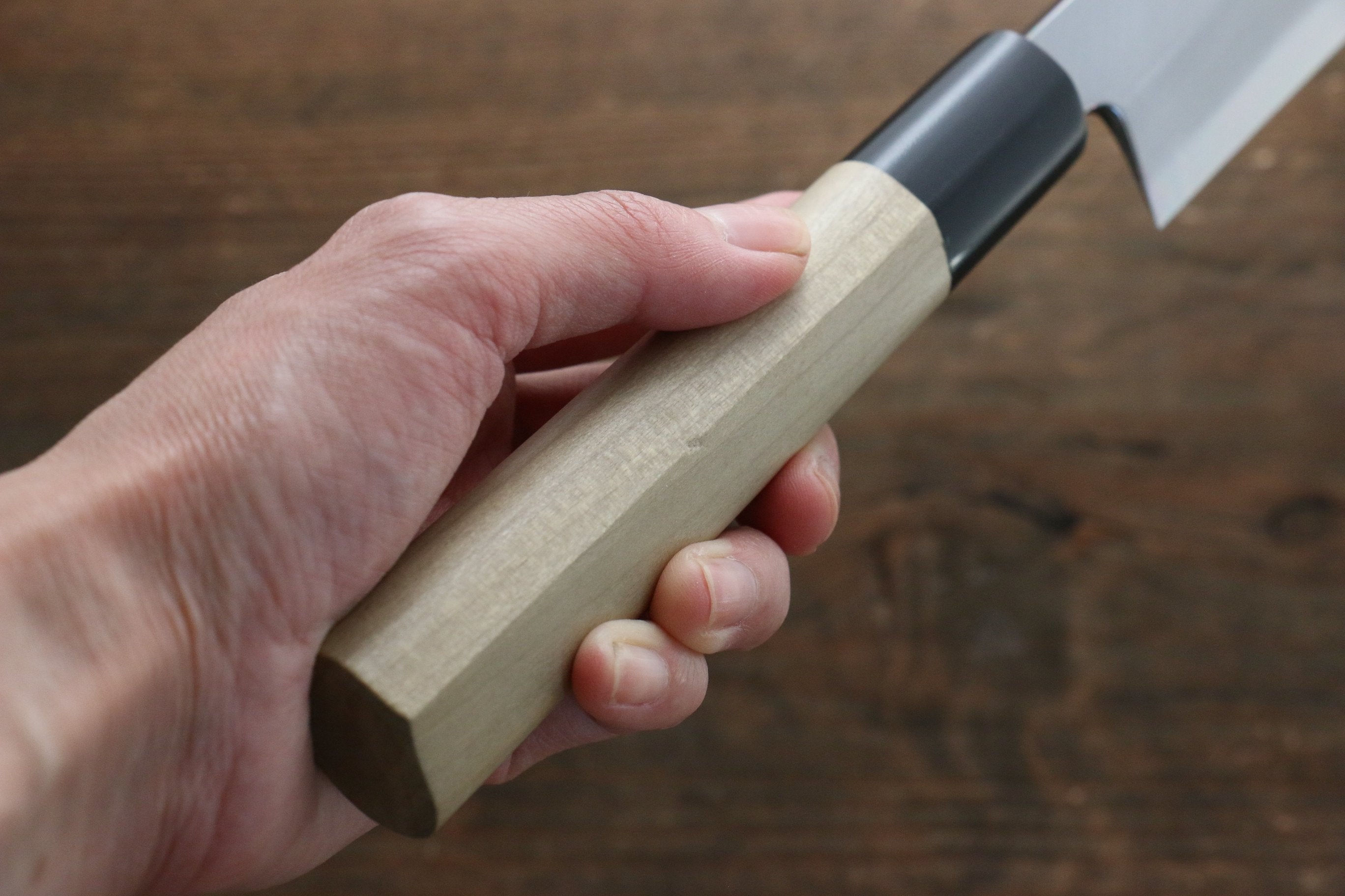 Seisuke Molybdenum Kasumitogi Yanagiba Magnolia Handle - Seisuke Knife