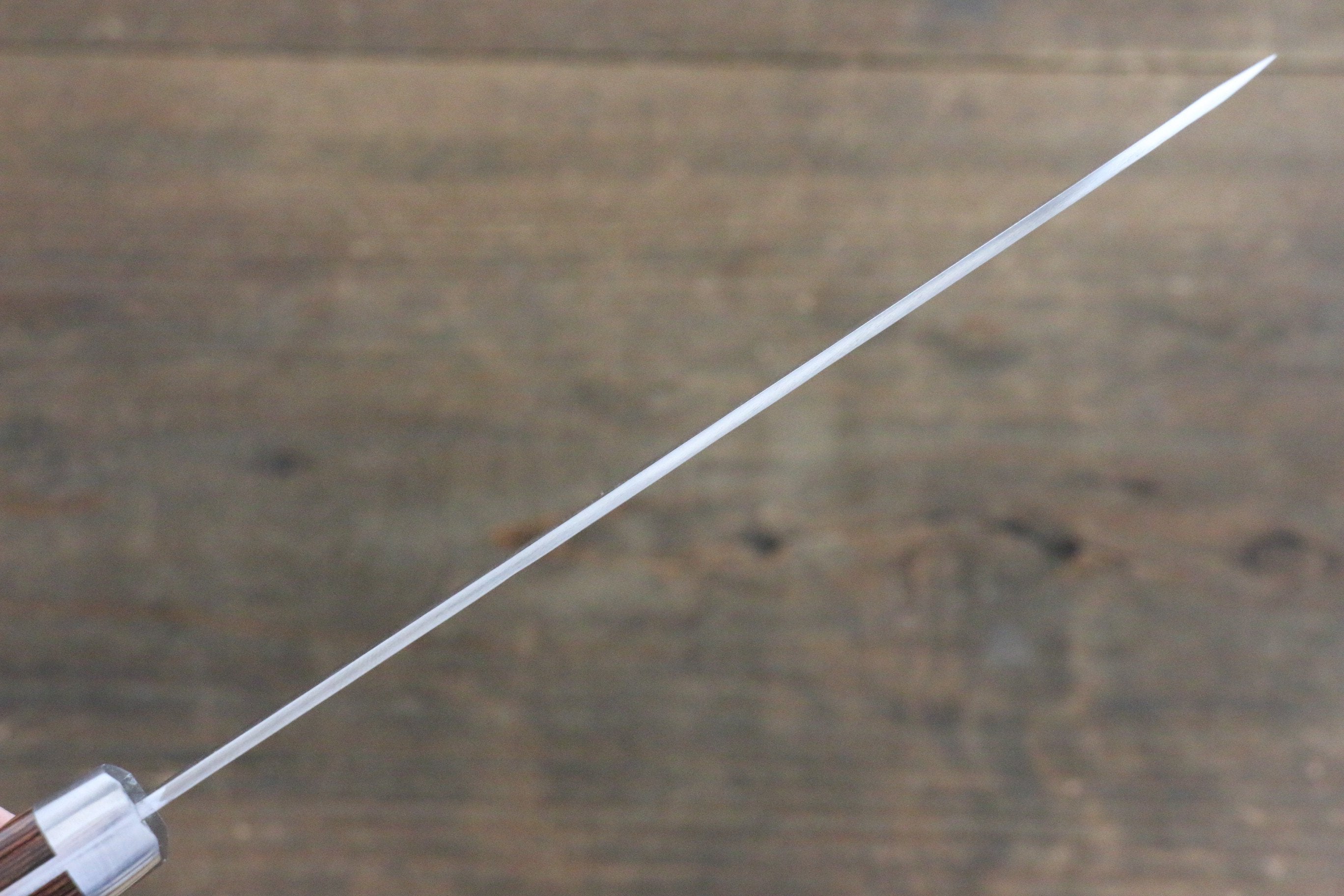 Kunihira VG1 Hammered Santoku 170mm Mahogany Handle - Seisuke Knife