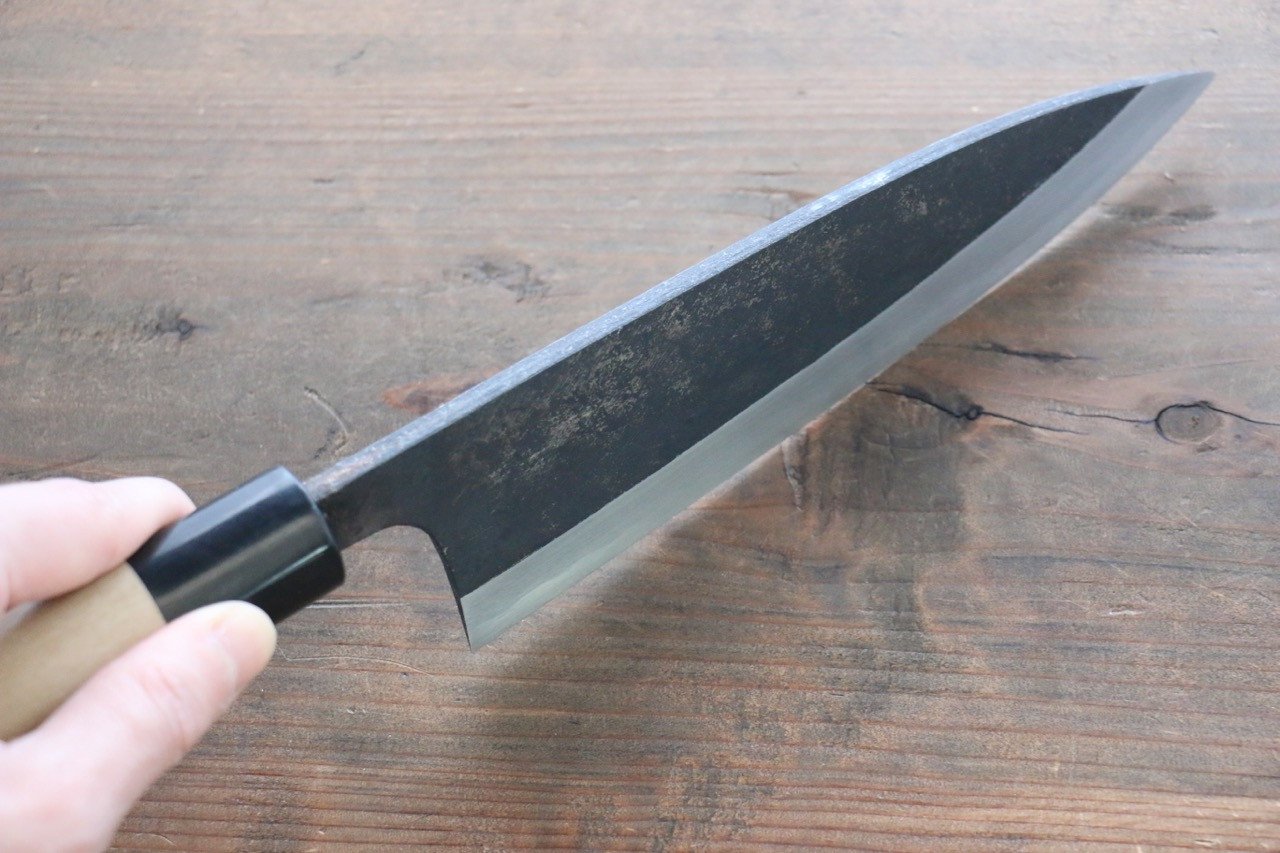 Sukenari Hongasumi White Steel No.2 Kurouchi Deba Knife - Seisuke Knife