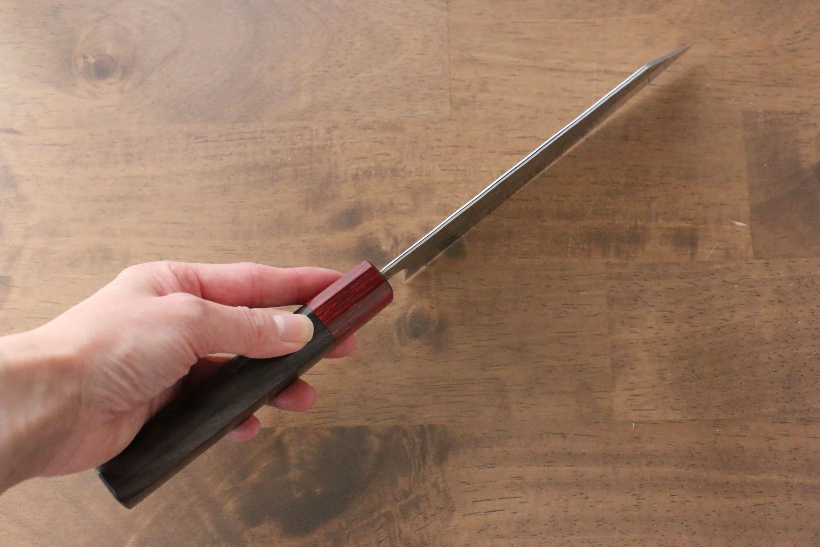 Yu Kurosaki Senko SG2 Hammered Bunka 165mm Shitan Handle - Seisuke Knife