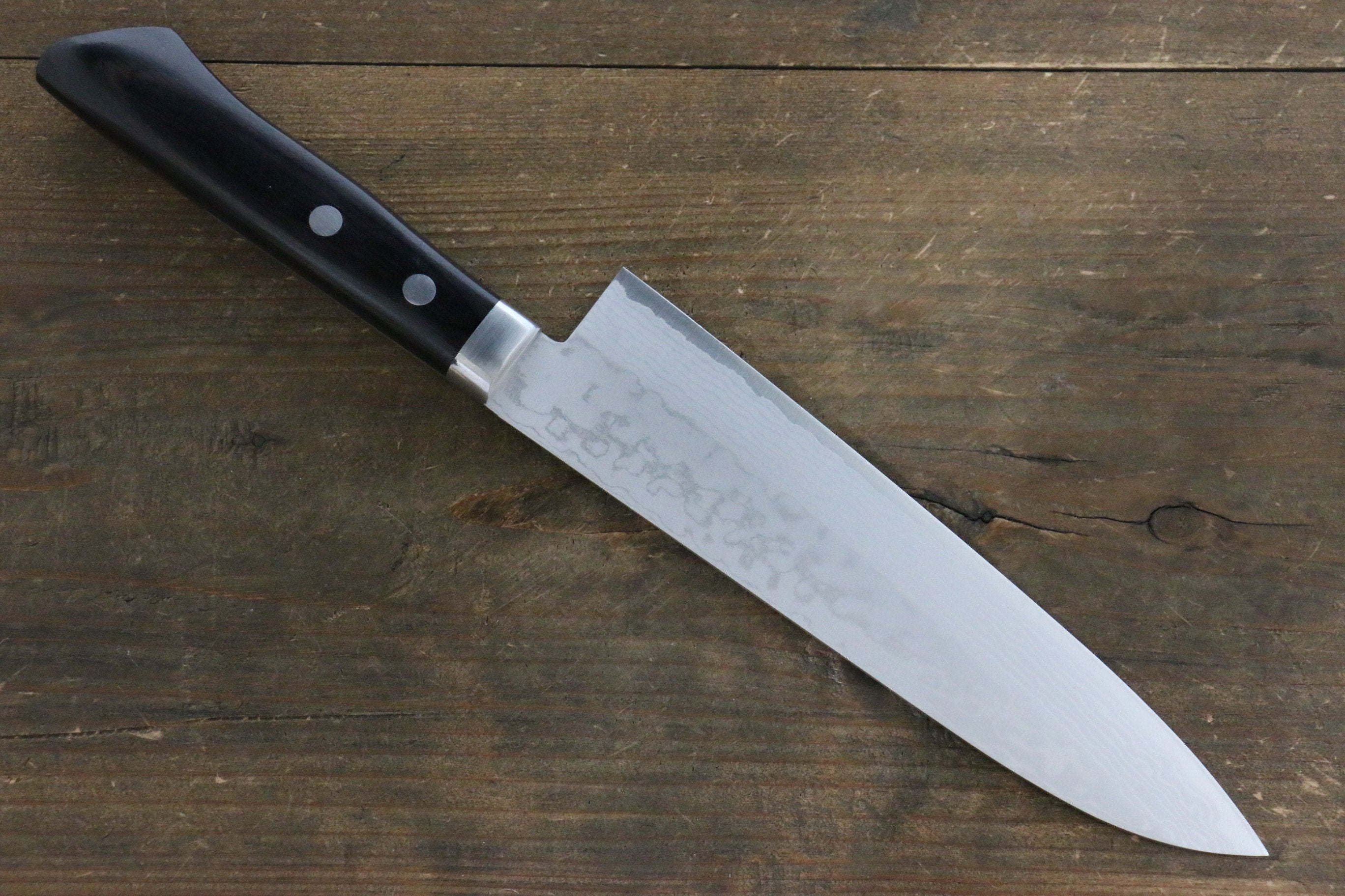 Kunihira Sairyu VG10 Damascus Gyuto 180mm Pakka wood Handle - Seisuke Knife