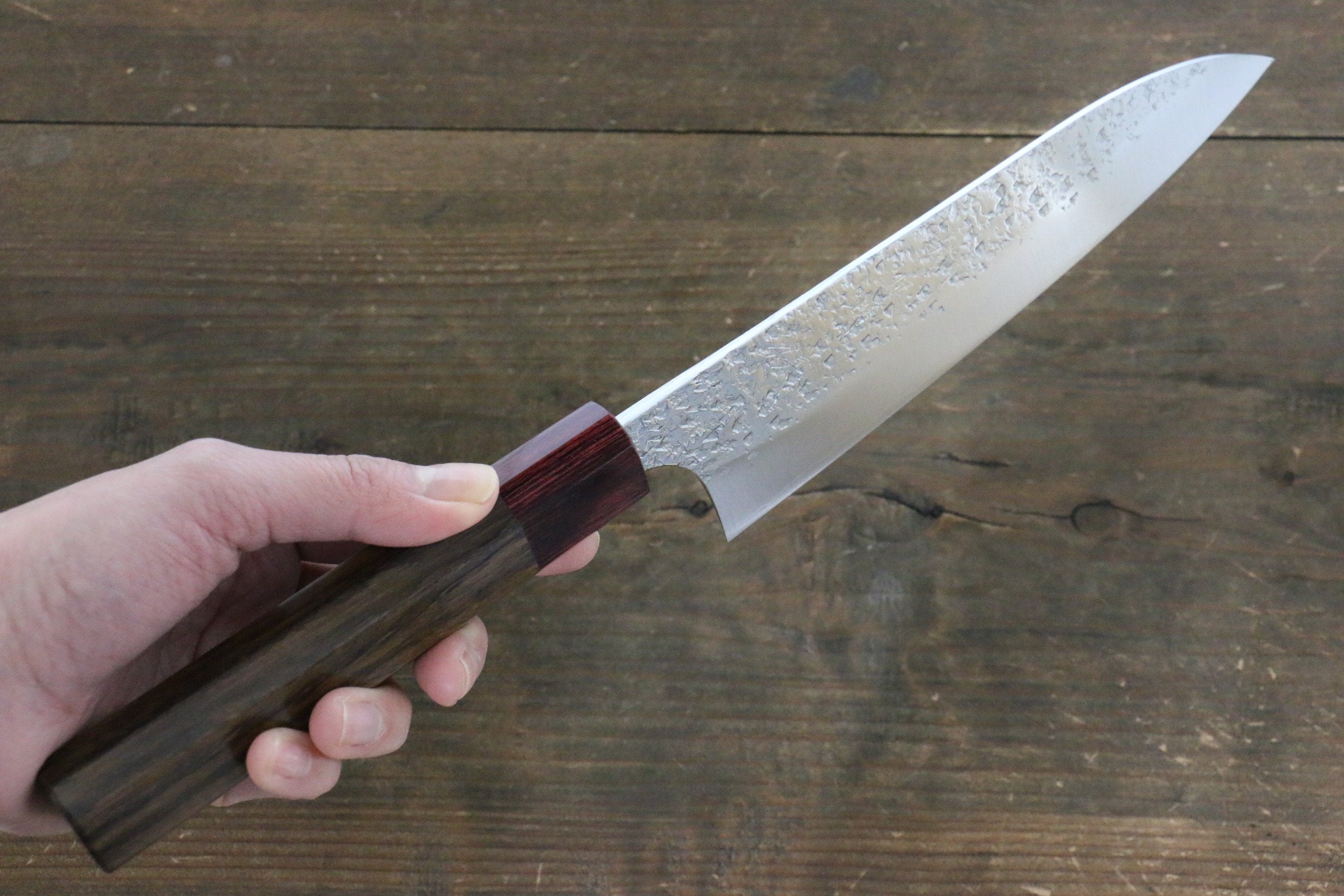 Yu Kurosaki Shizuku SG2 Hammered Gyuto 180mm - Seisuke Knife