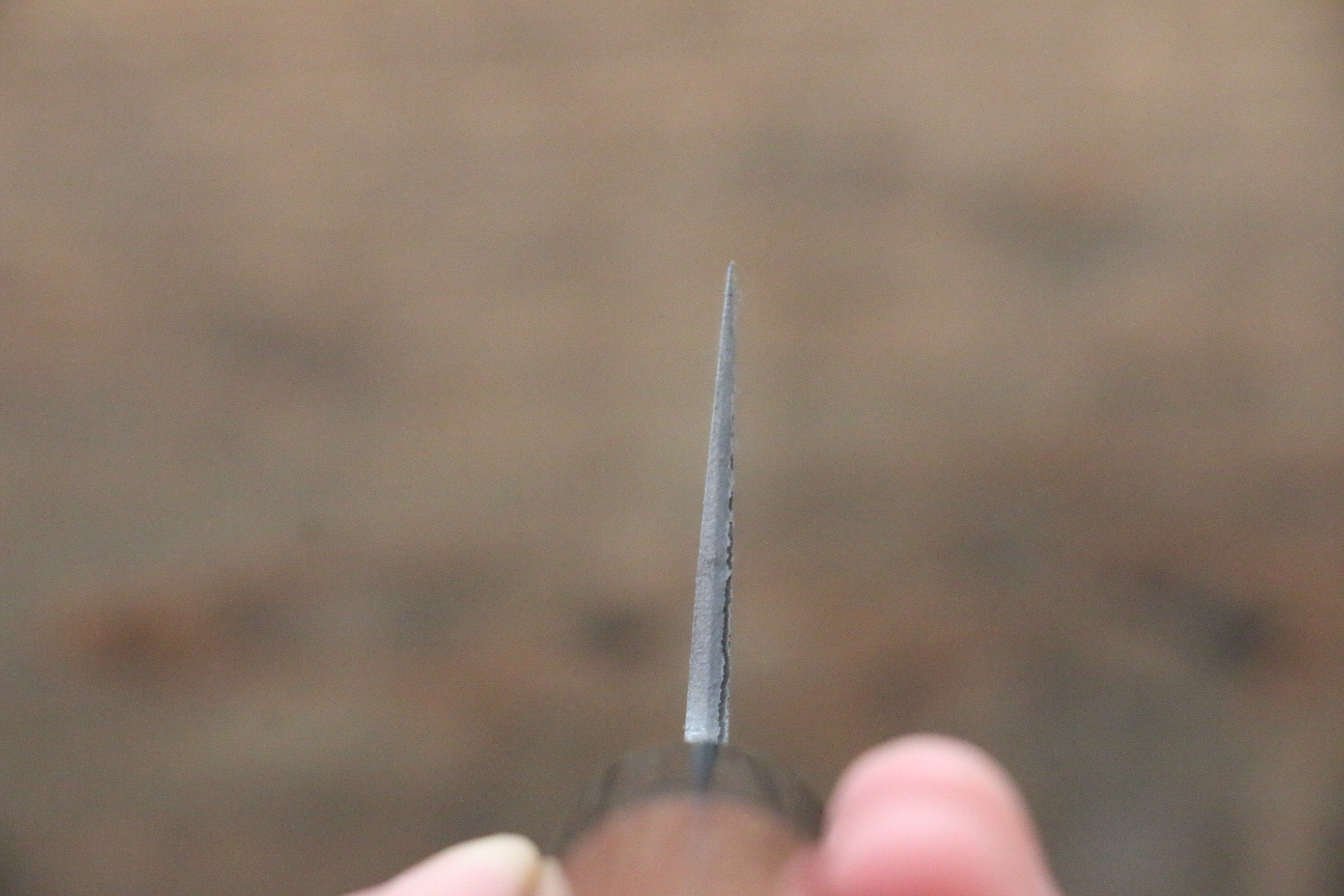 Shungo Ogata Silver Steel No.3 Damascus Black Finished Gyuto 210mm Jarrah Handle - Seisuke Knife