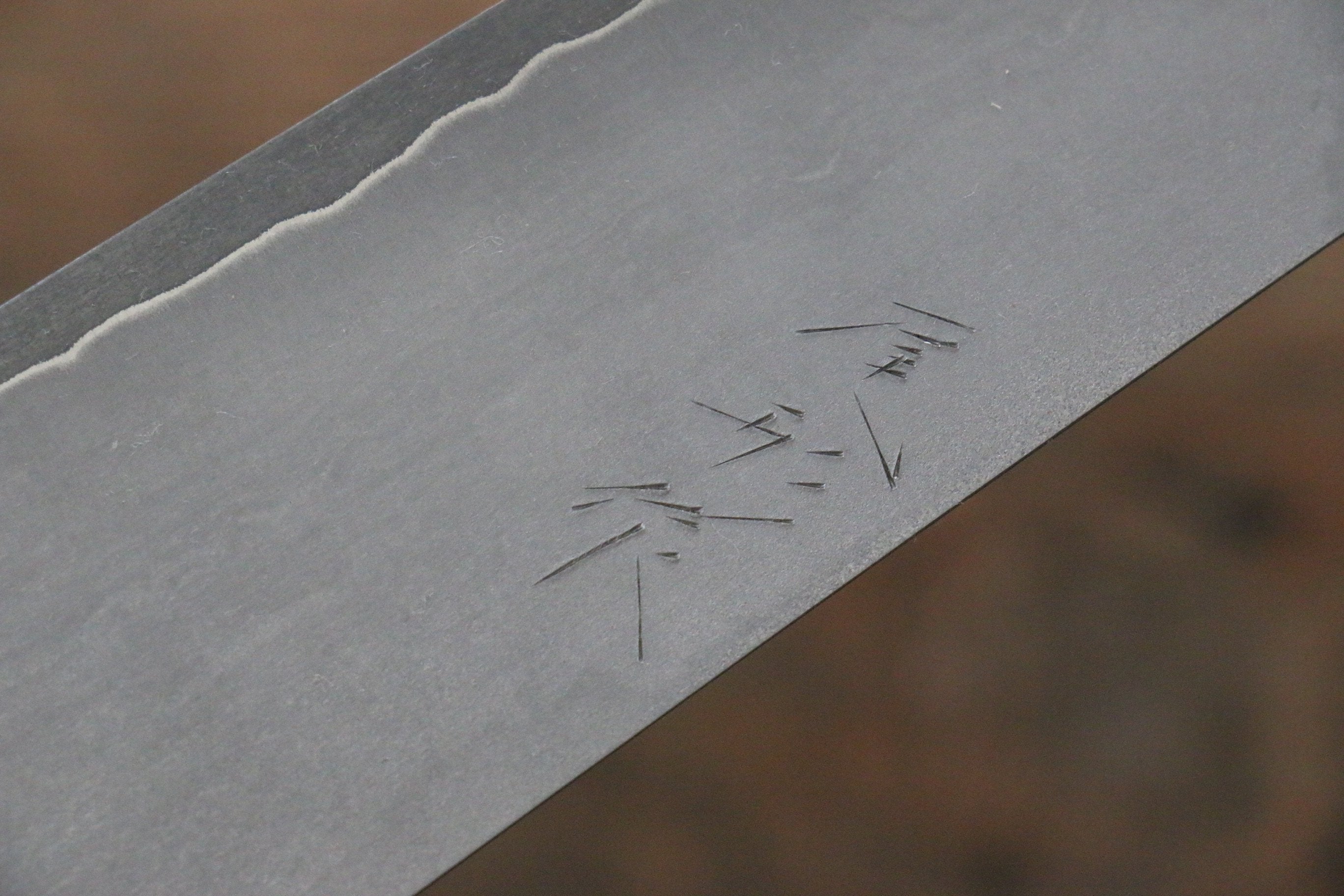 Shungo Ogata Silver Steel No.3 Damascus Black Finished Gyuto 210mm Jarrah Handle - Seisuke Knife