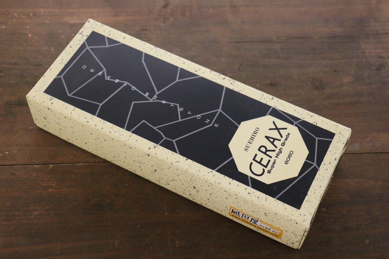 Suehiro CERAX 707 Ceramic Medium Sharpening Stone with Rubber Base - #700 - Seisuke Knife