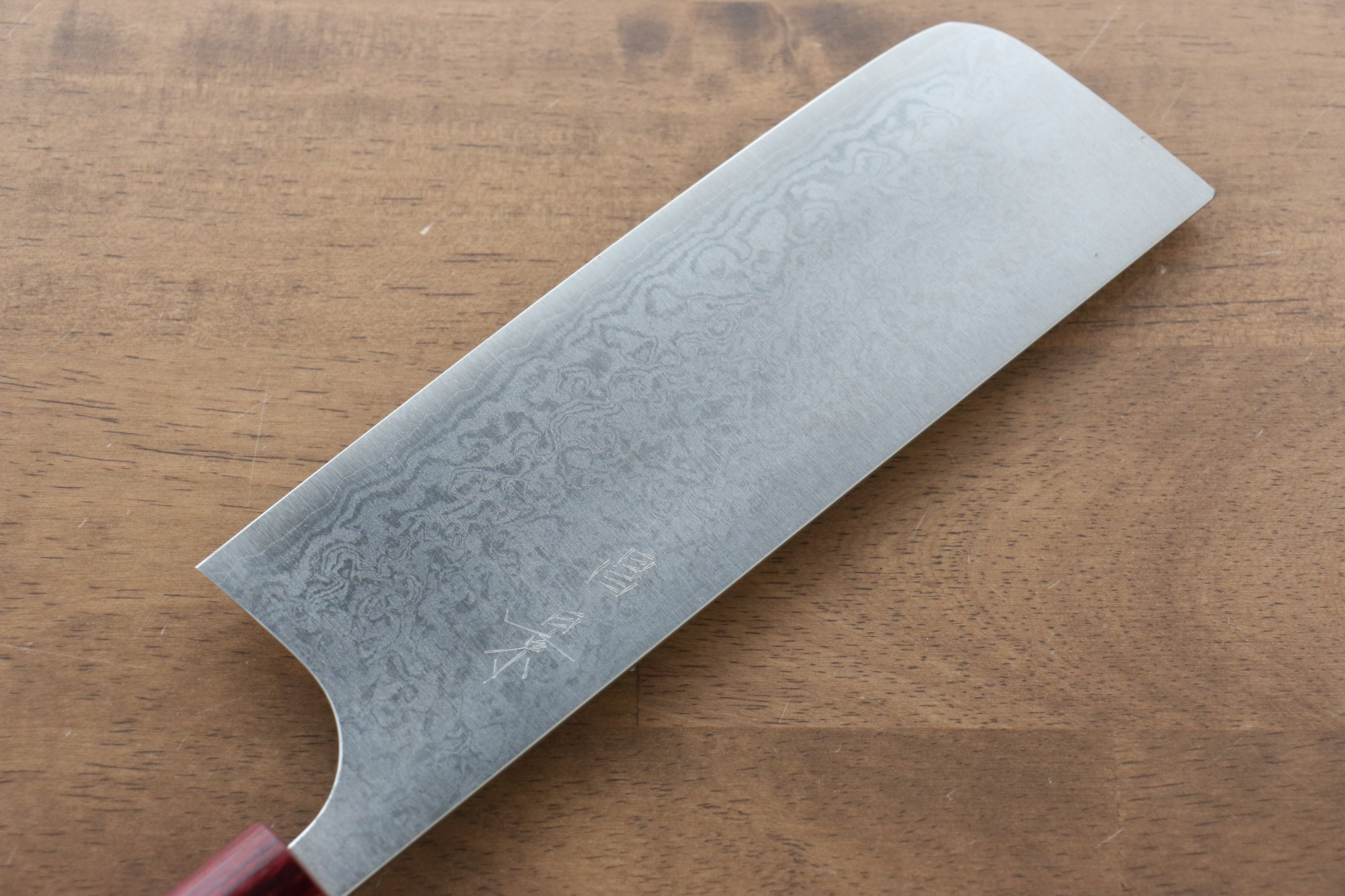 Masakage Kiri VG10 Damascus Nakiri 170mm Magnolia Handle - Seisuke Knife