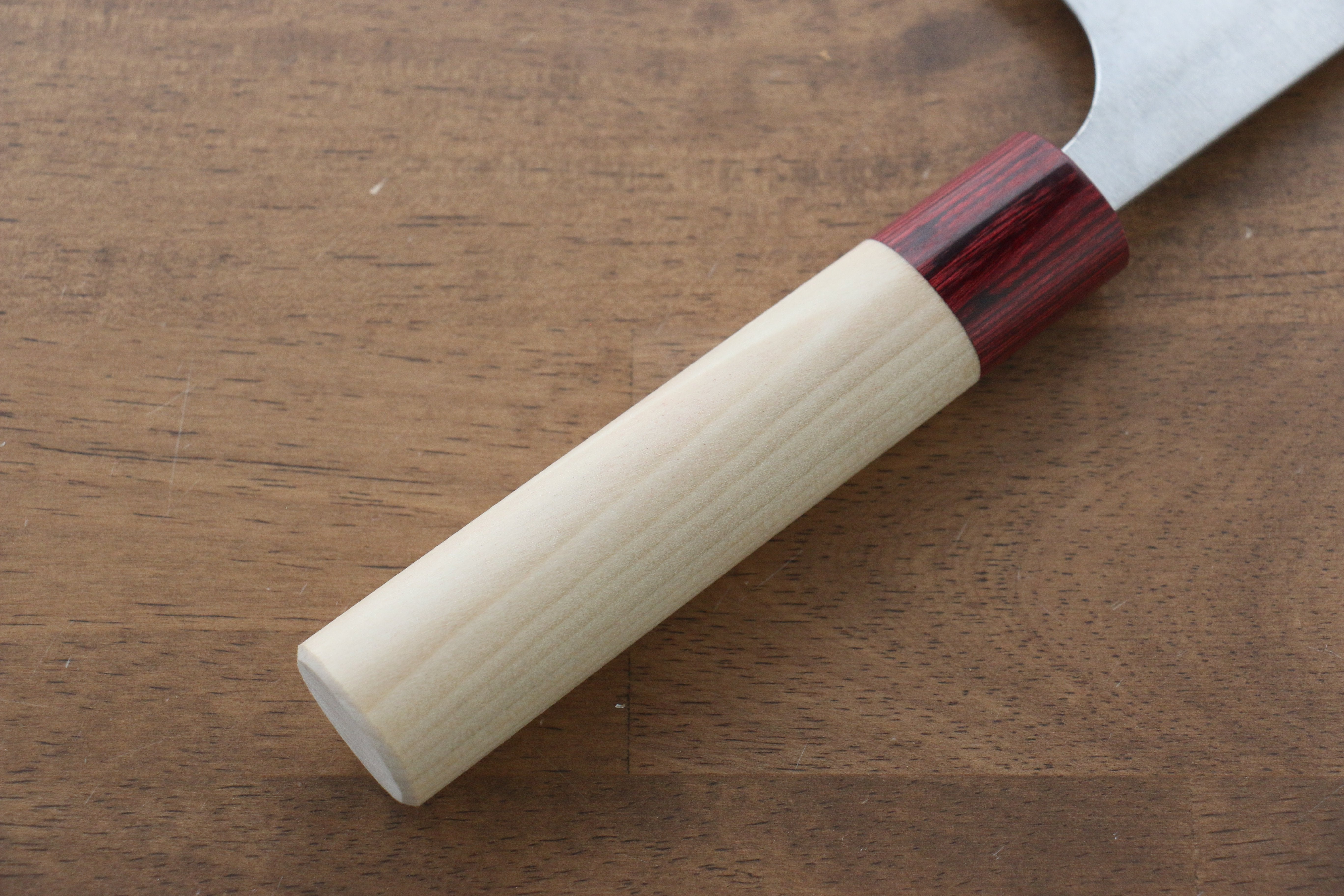 Masakage Kiri VG10 Damascus Nakiri 170mm Magnolia Handle - Seisuke Knife