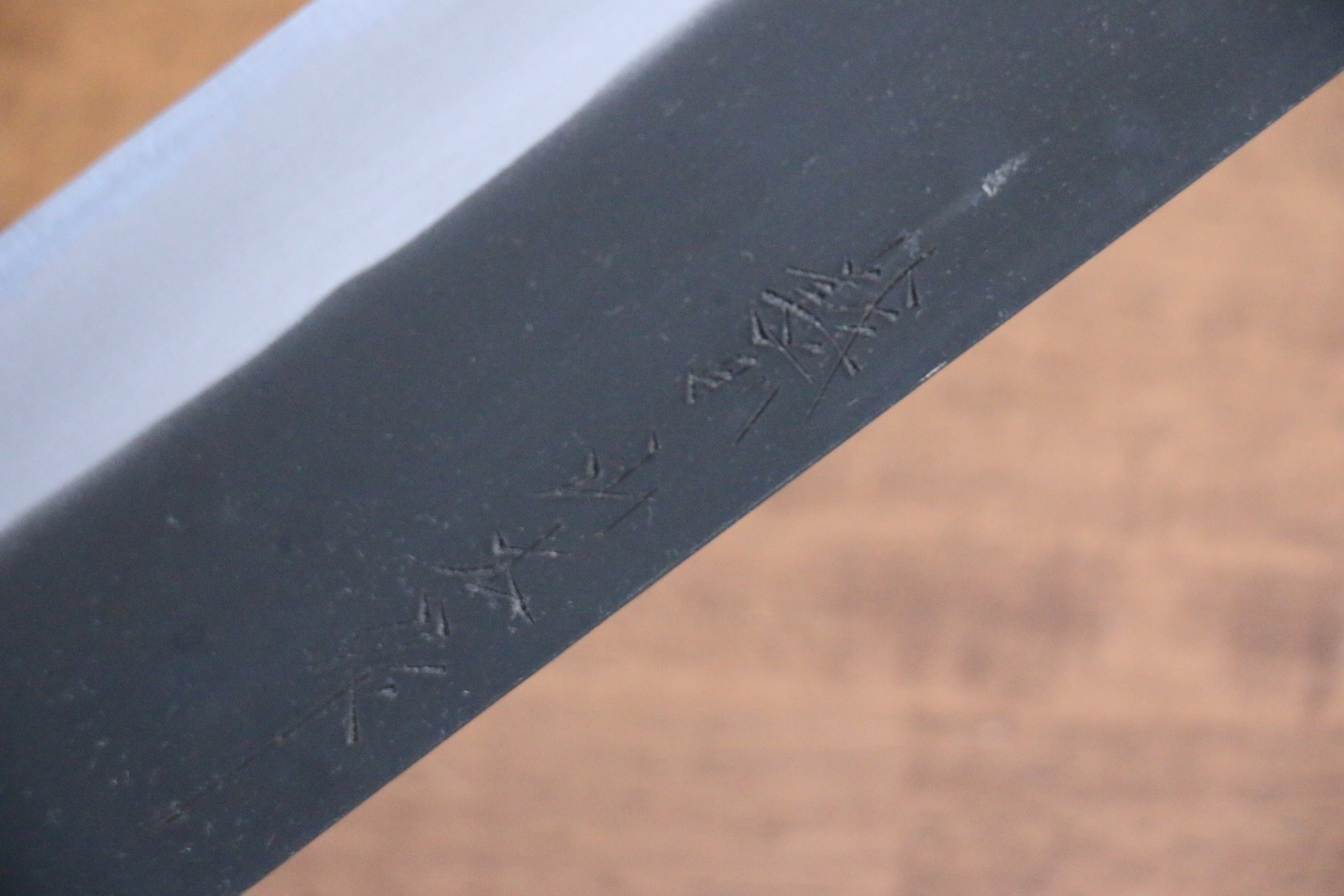 Nao Yamamoto White Steel No.2 Kurouchi Nakiri 180mm Cherry Wood Handle - Seisuke Knife