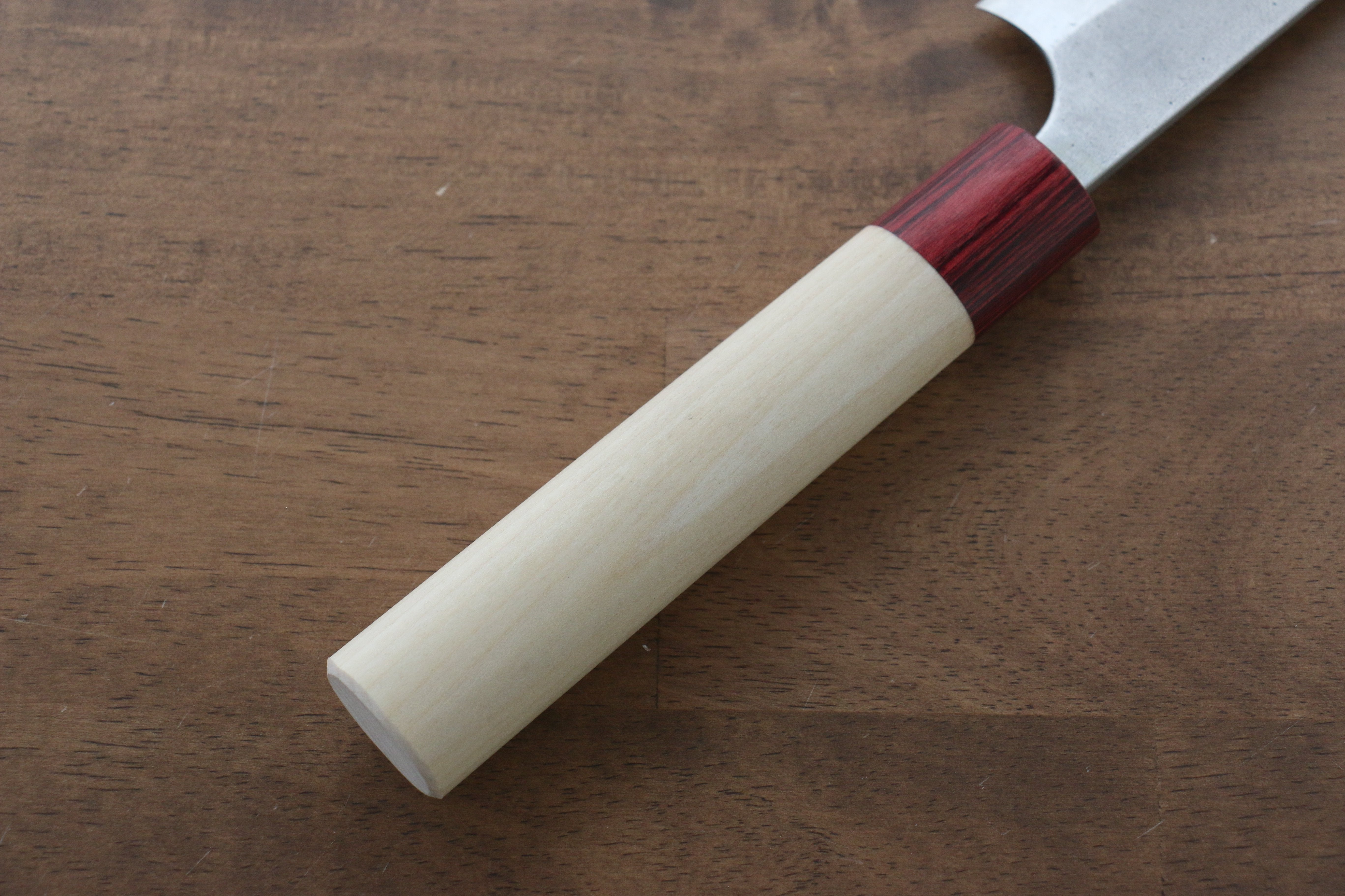 Masakage Yuki White Steel No.2 Nashiji Sujihiki 270mm Magnolia Handle - Seisuke Knife