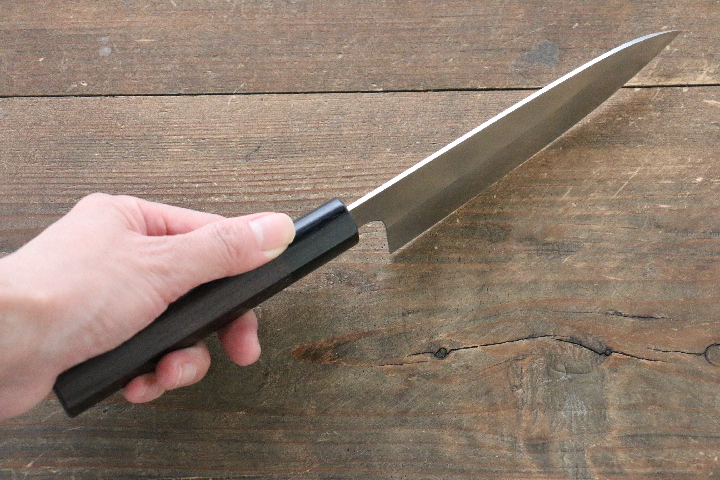 Ogata SG2 Migaki Petty-Utility 140mm Shitan Handle - Seisuke Knife