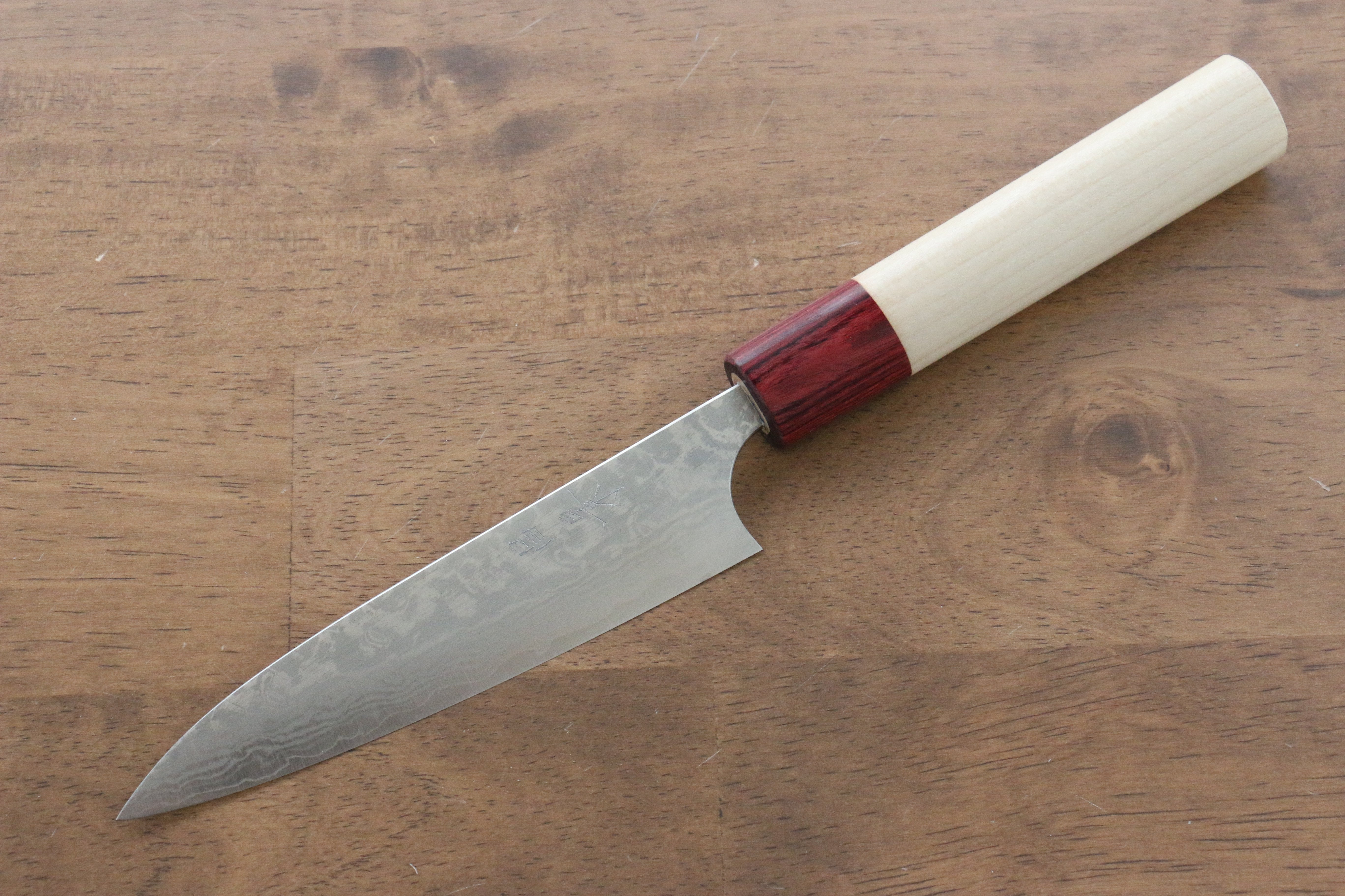 Masakage Kiri VG10 Damascus Petty-Utility 120mm Magnolia Handle - Seisuke Knife