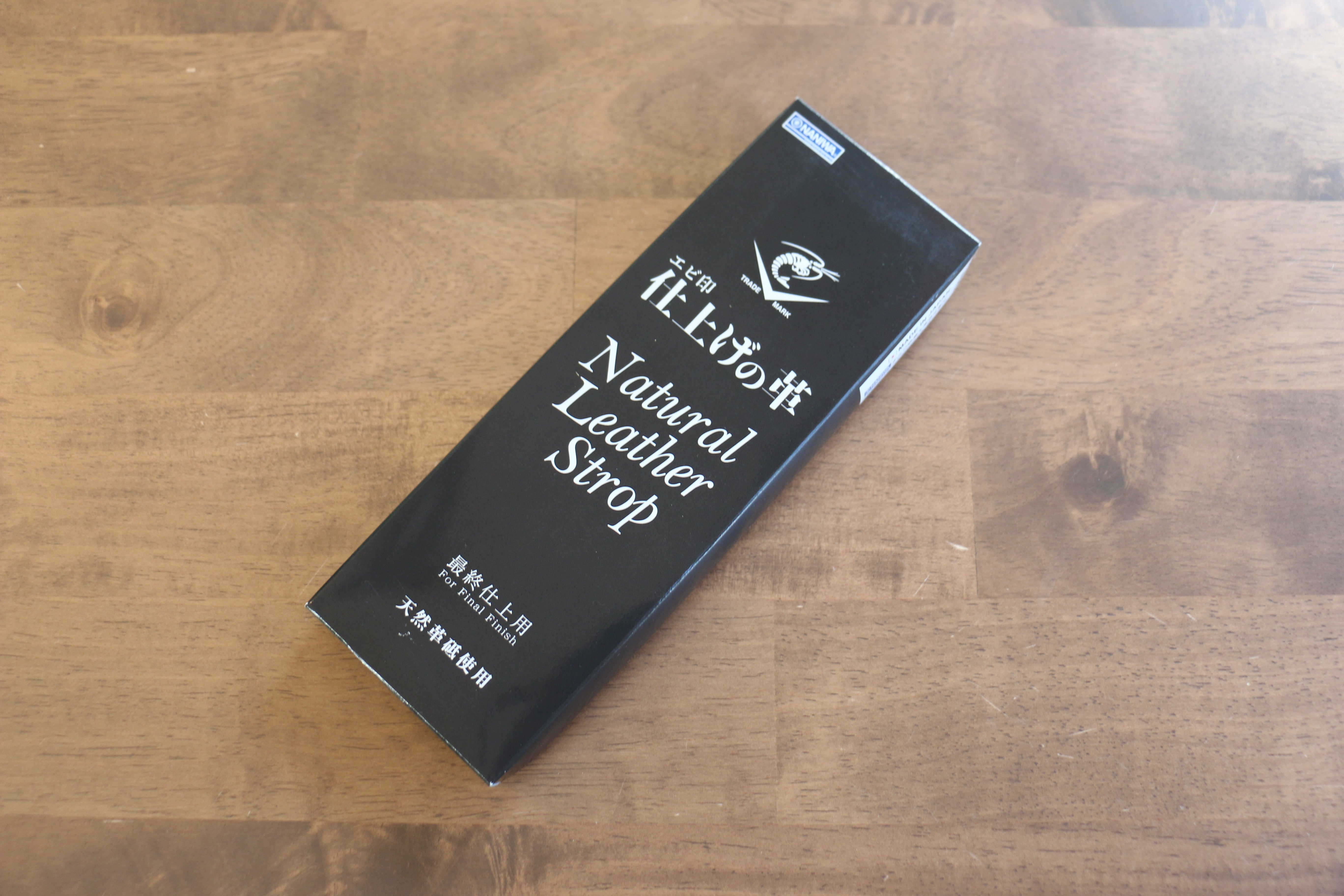 Naniwa Leather Natural Leather Strop - Seisuke Knife