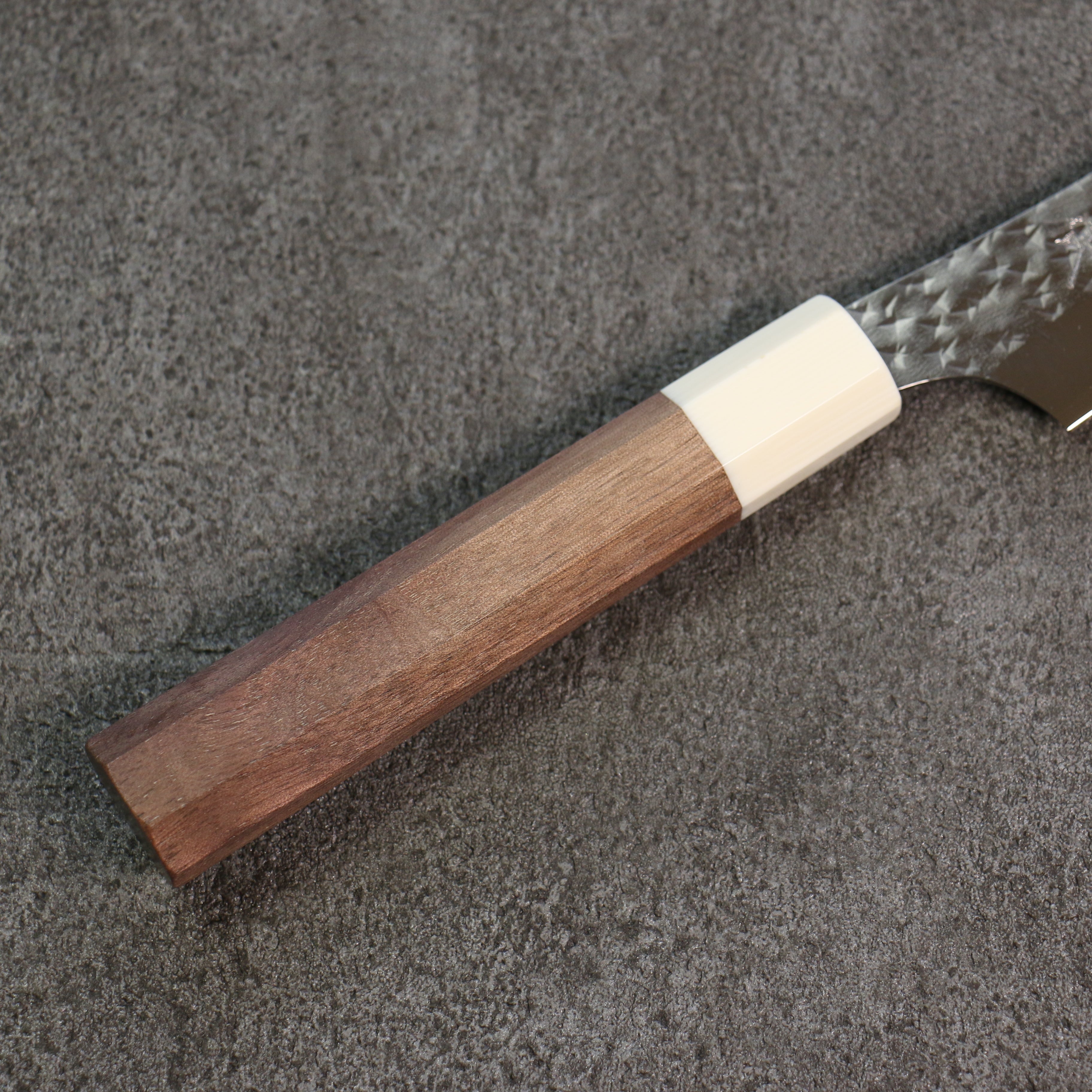 Yu Kurosaki Senko Ei SG2 Hammered Petty-Utility 130mm Walnut Handle - Seisuke Knife