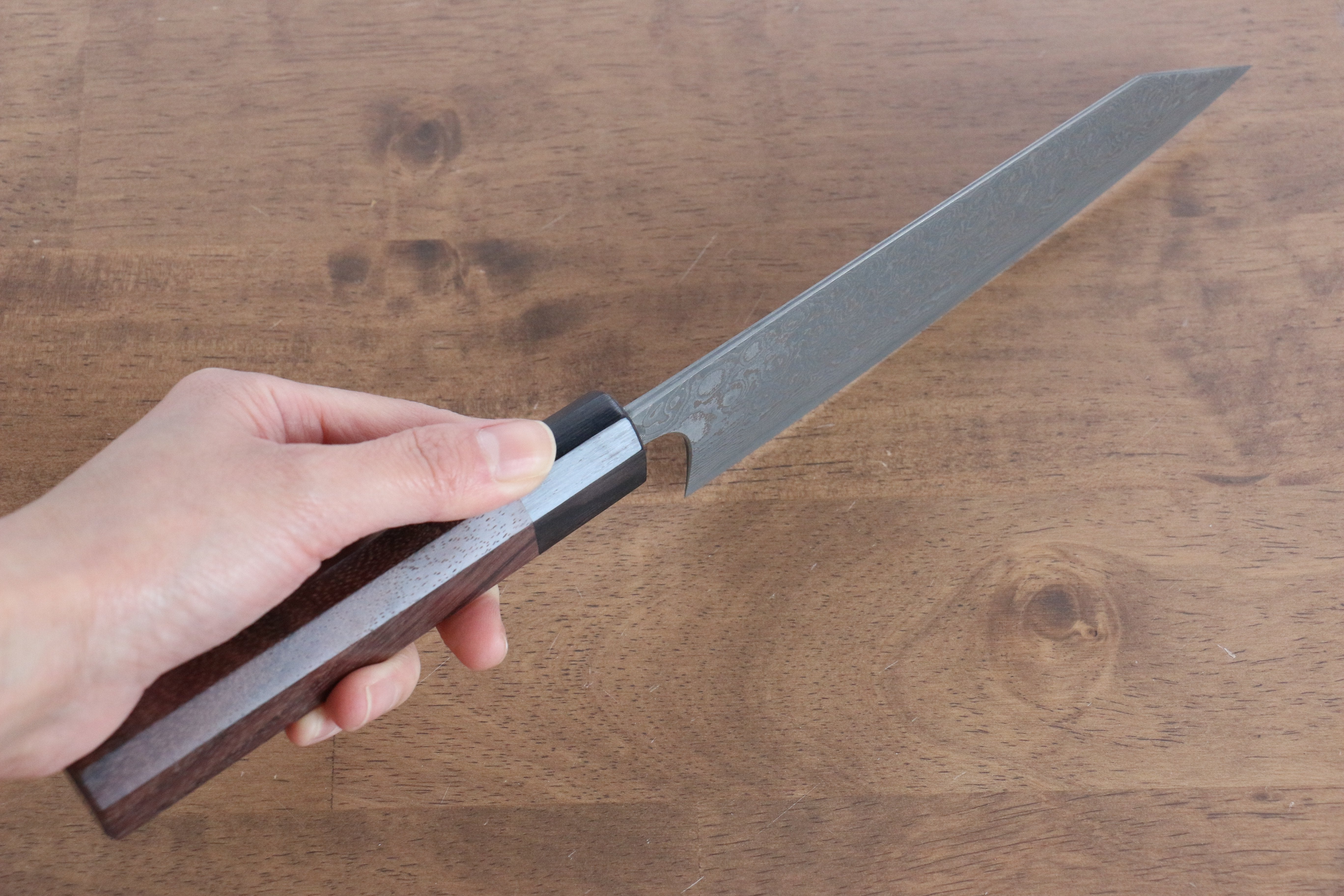 Masakage Kumo VG10 Damascus Bunka 170mm Shitan Handle - Seisuke Knife