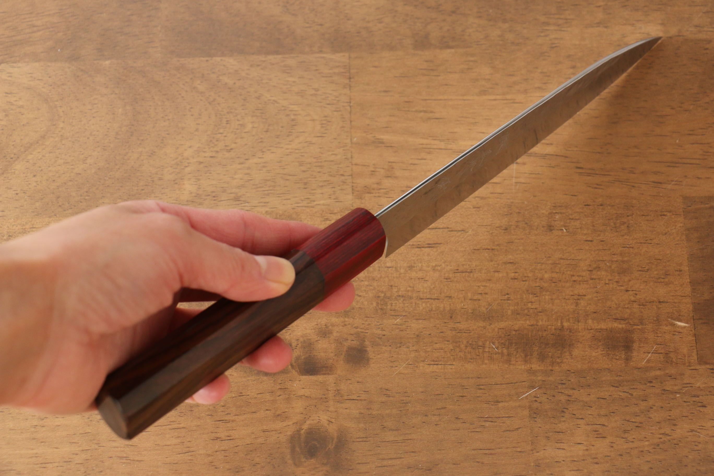 Yu Kurosaki Senko SG2 Hammered Petty-Utility 150mm Shitan Handle - Seisuke Knife