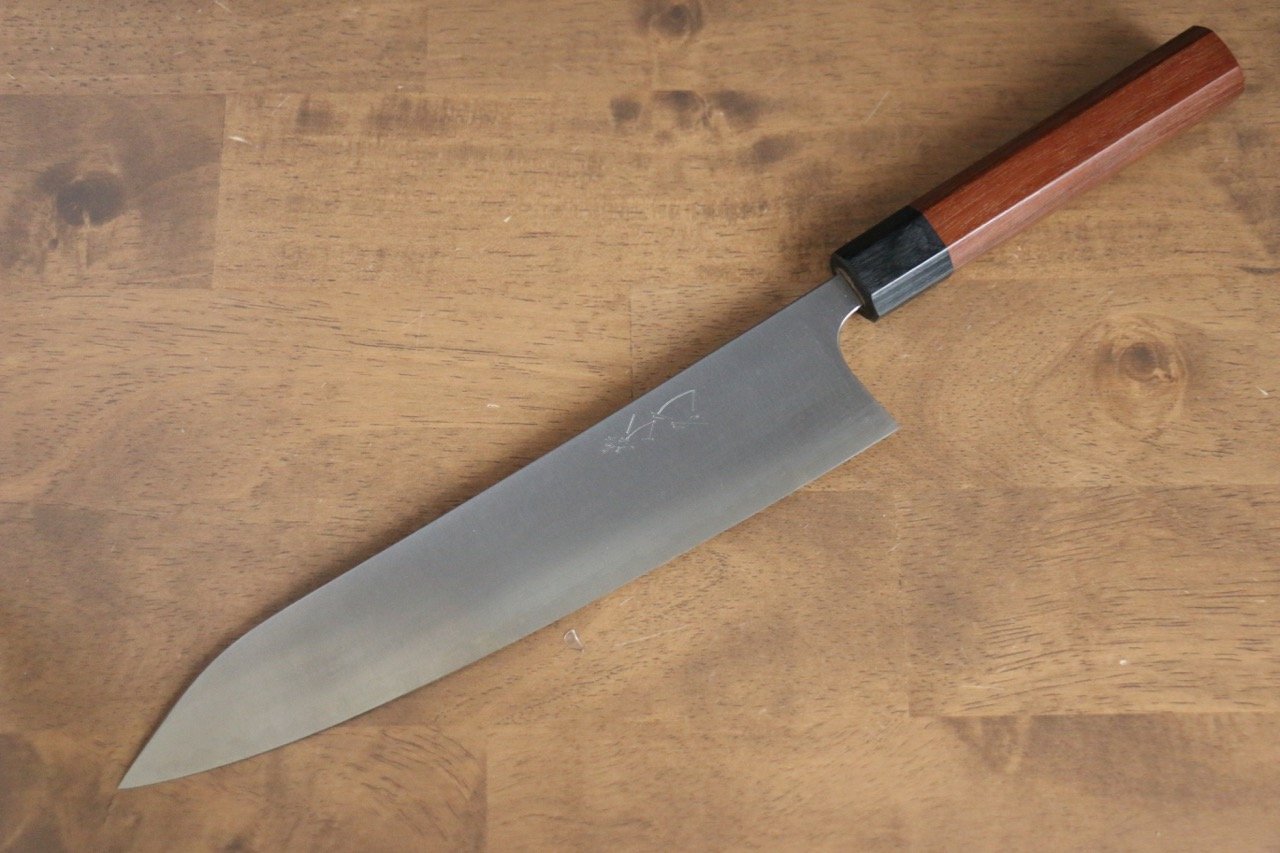 Shibata Takayuki Koutetsu Blue Super Gyuto 240mm Jarrah Handle - Seisuke Knife