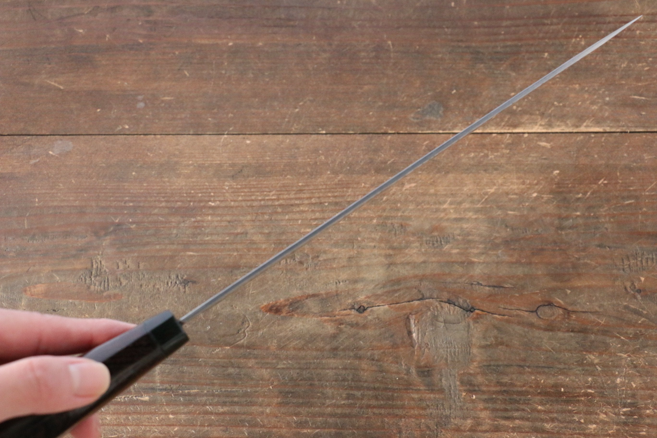 Shungo Ogata SG2 Hammered Gyuto 225mm Wenge Handle - Seisuke Knife