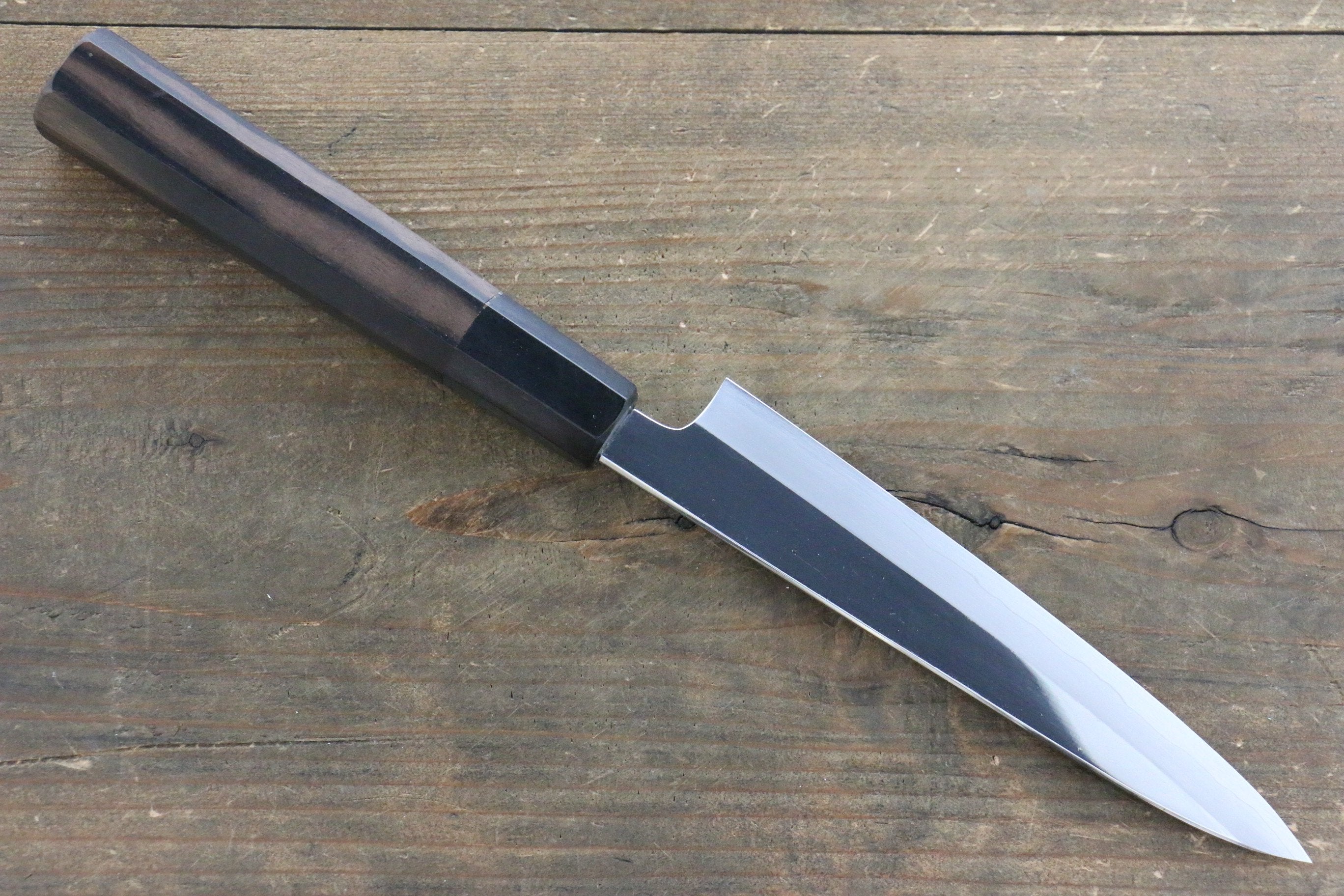 Sakai Kikumori VG10 Migaki Petty-Utility 150mm Ebony Wood Handle - Seisuke Knife