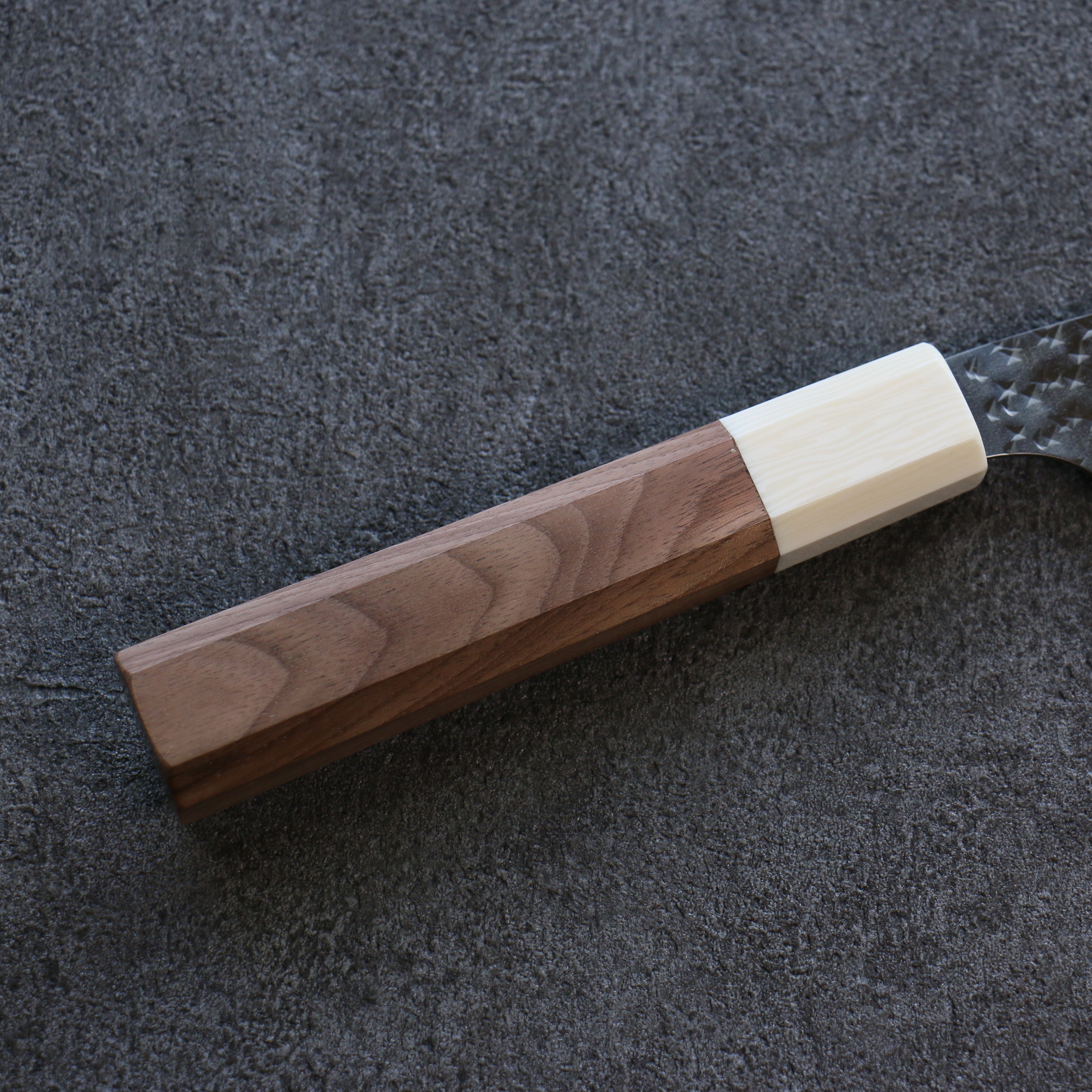 Yu Kurosaki Senko Ei SG2 Hammered Bunka 165mm Walnut Handle - Seisuke Knife