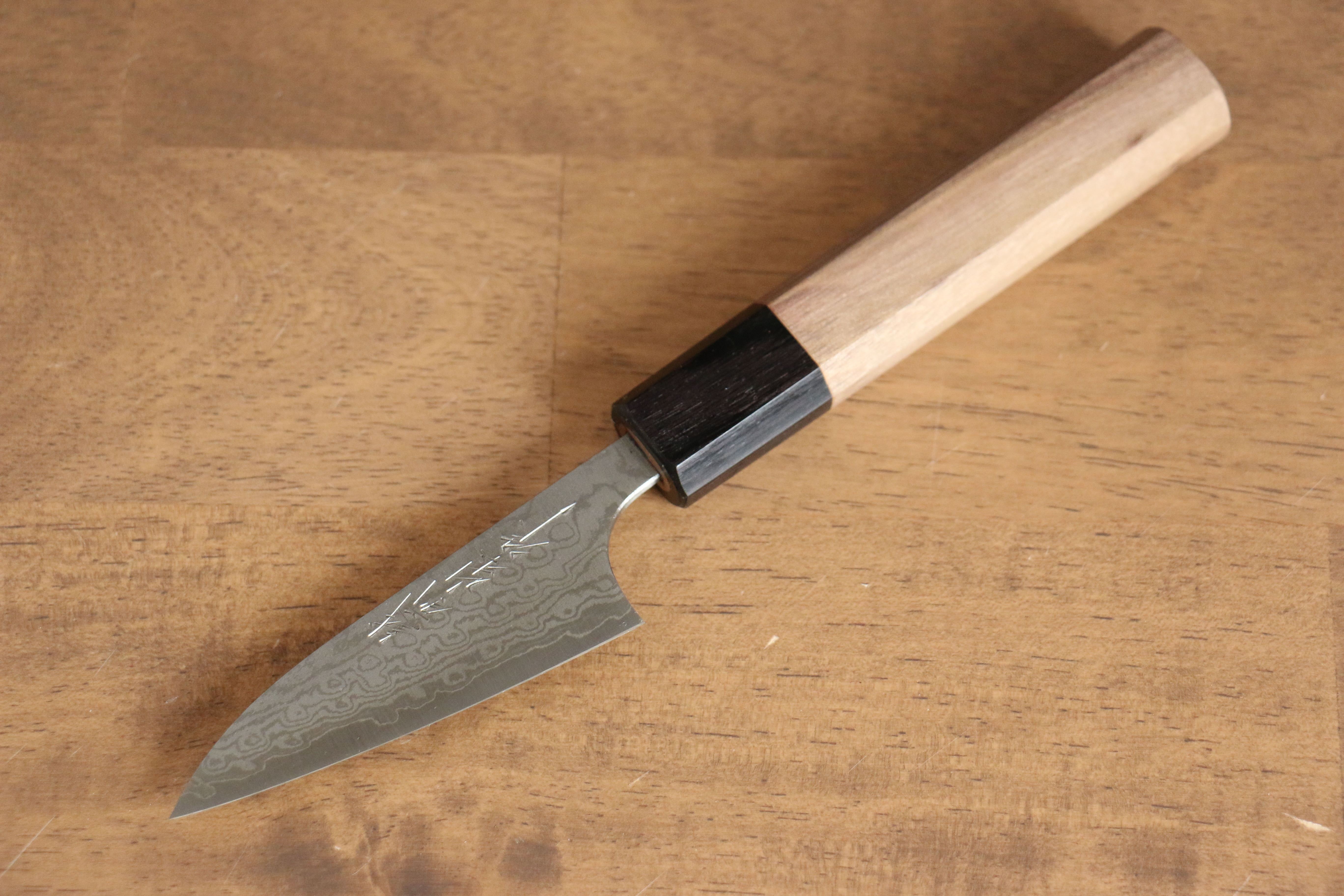 Nao Yamamoto VG10 Damascus Petty-Utility 80mm Walnut Handle - Seisuke Knife