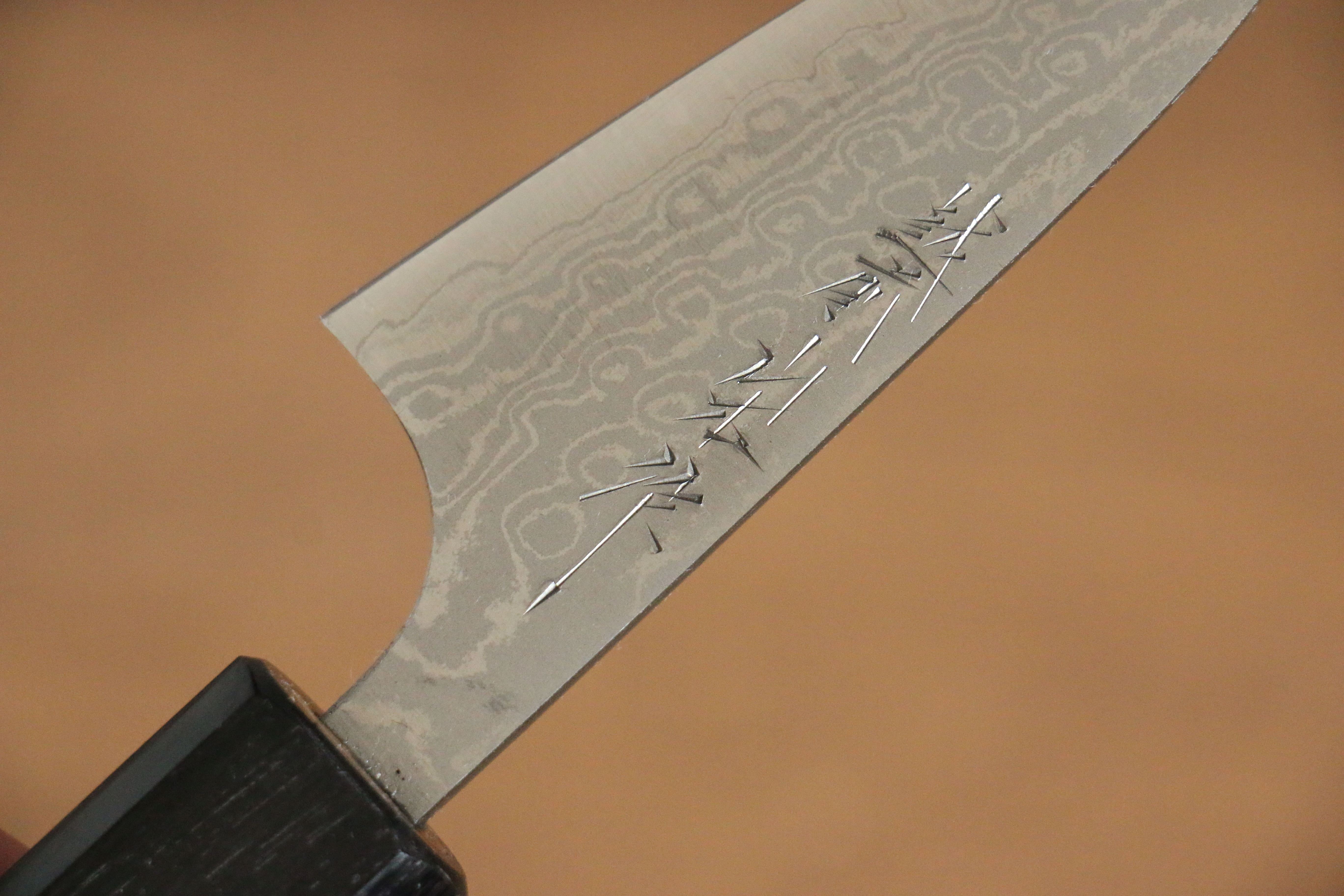 Nao Yamamoto VG10 Damascus Petty-Utility 80mm Walnut Handle - Seisuke Knife