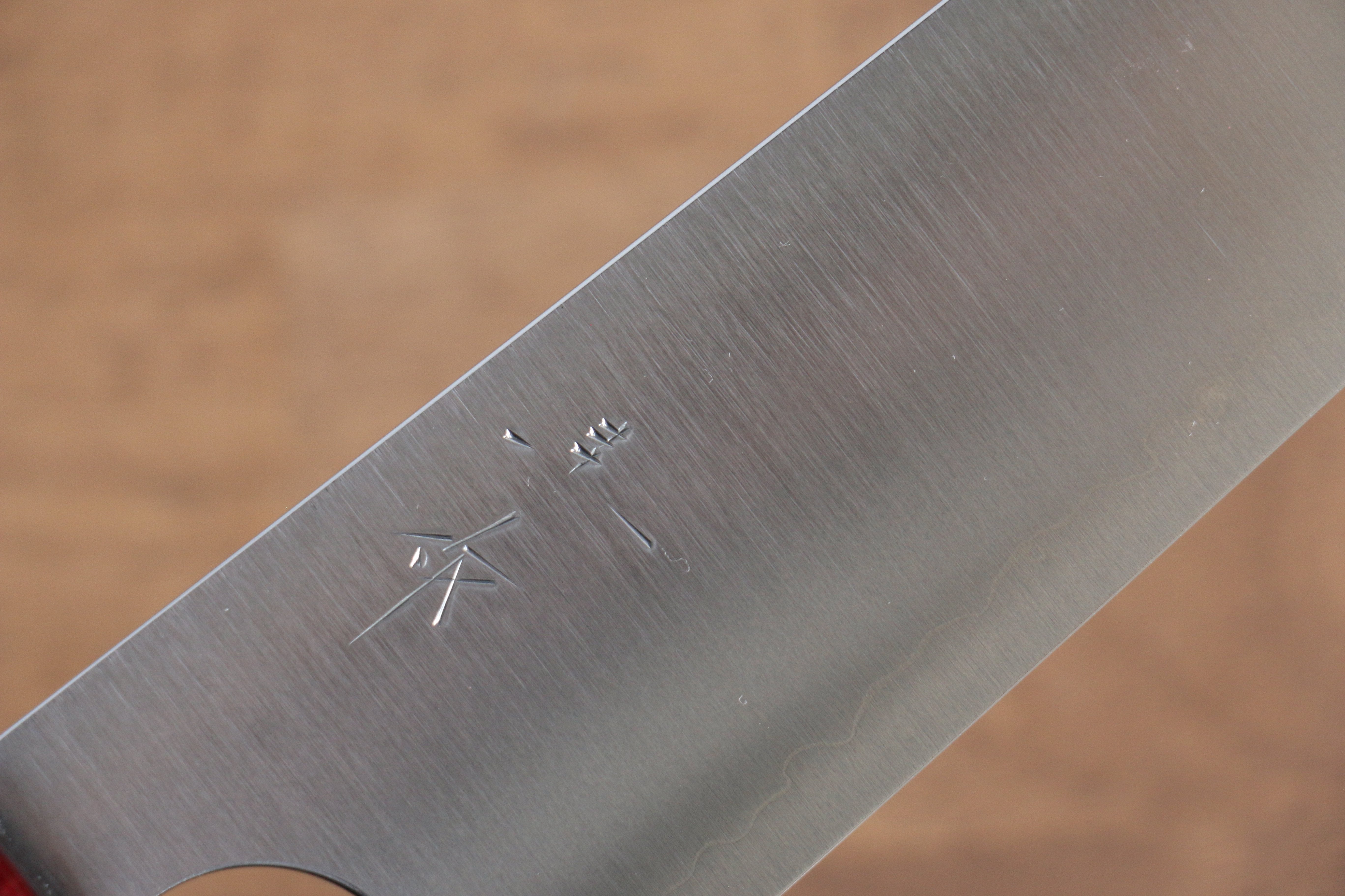 Kei Kobayashi SG2 Bunka 170mm Red Lacquered Handle - Seisuke Knife