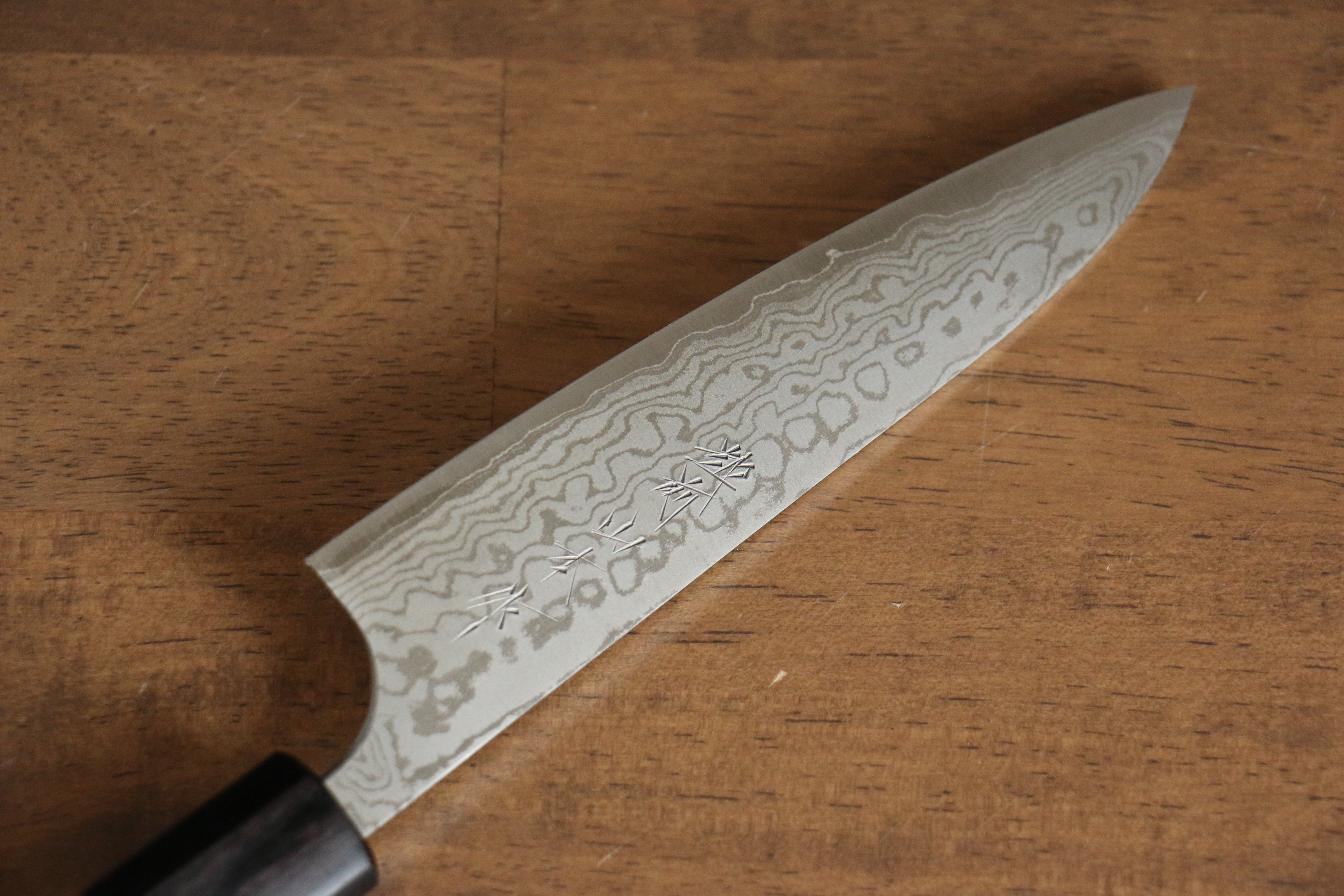 Nao Yamamoto VG10 Damascus Petty-Utility 135mm Walnut Handle - Seisuke Knife