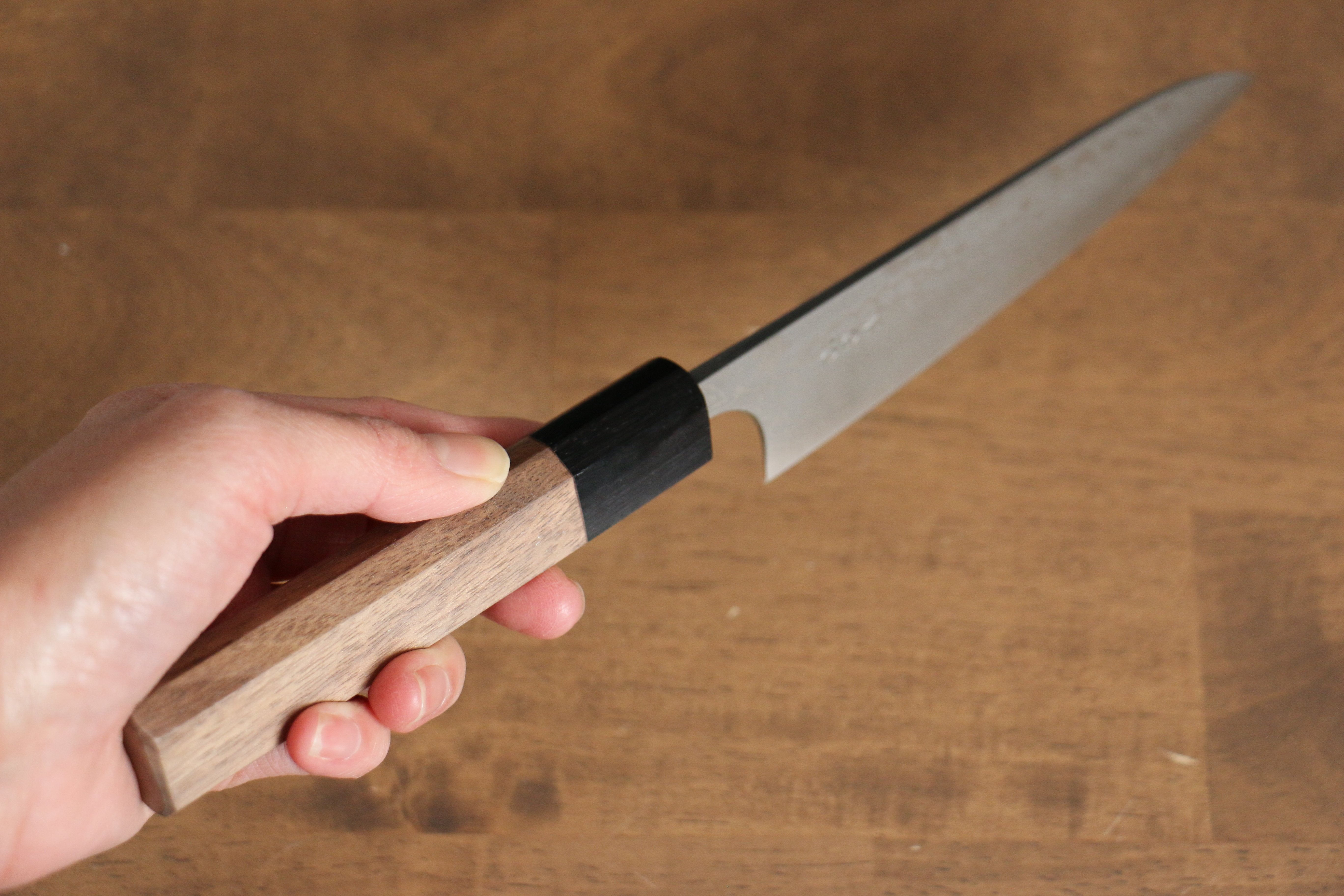 Nao Yamamoto VG10 Damascus Petty-Utility 135mm Walnut Handle - Seisuke Knife