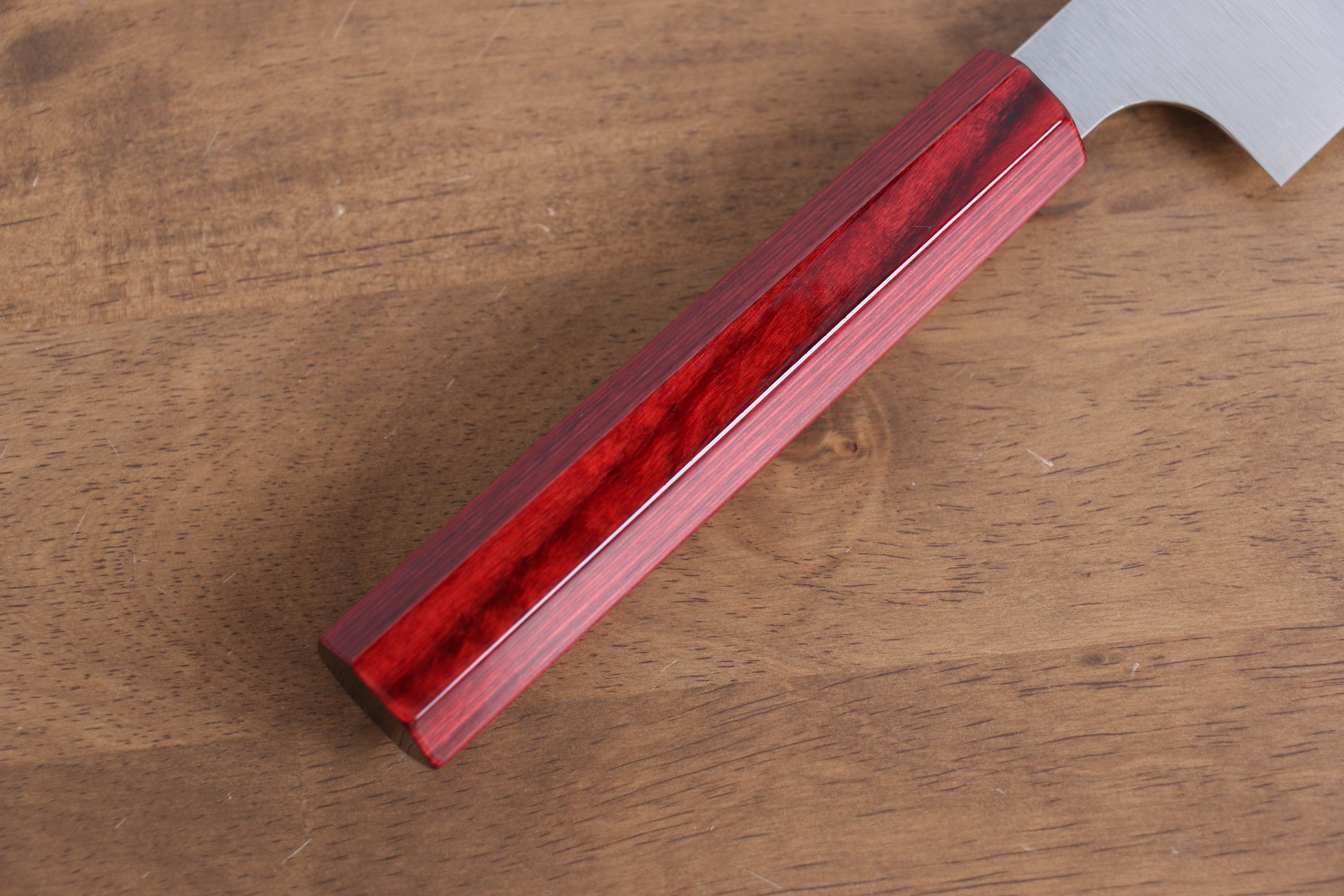 Kei Kobayashi SG2 Sujihiki 270mm Red Lacquered Handle - Seisuke Knife