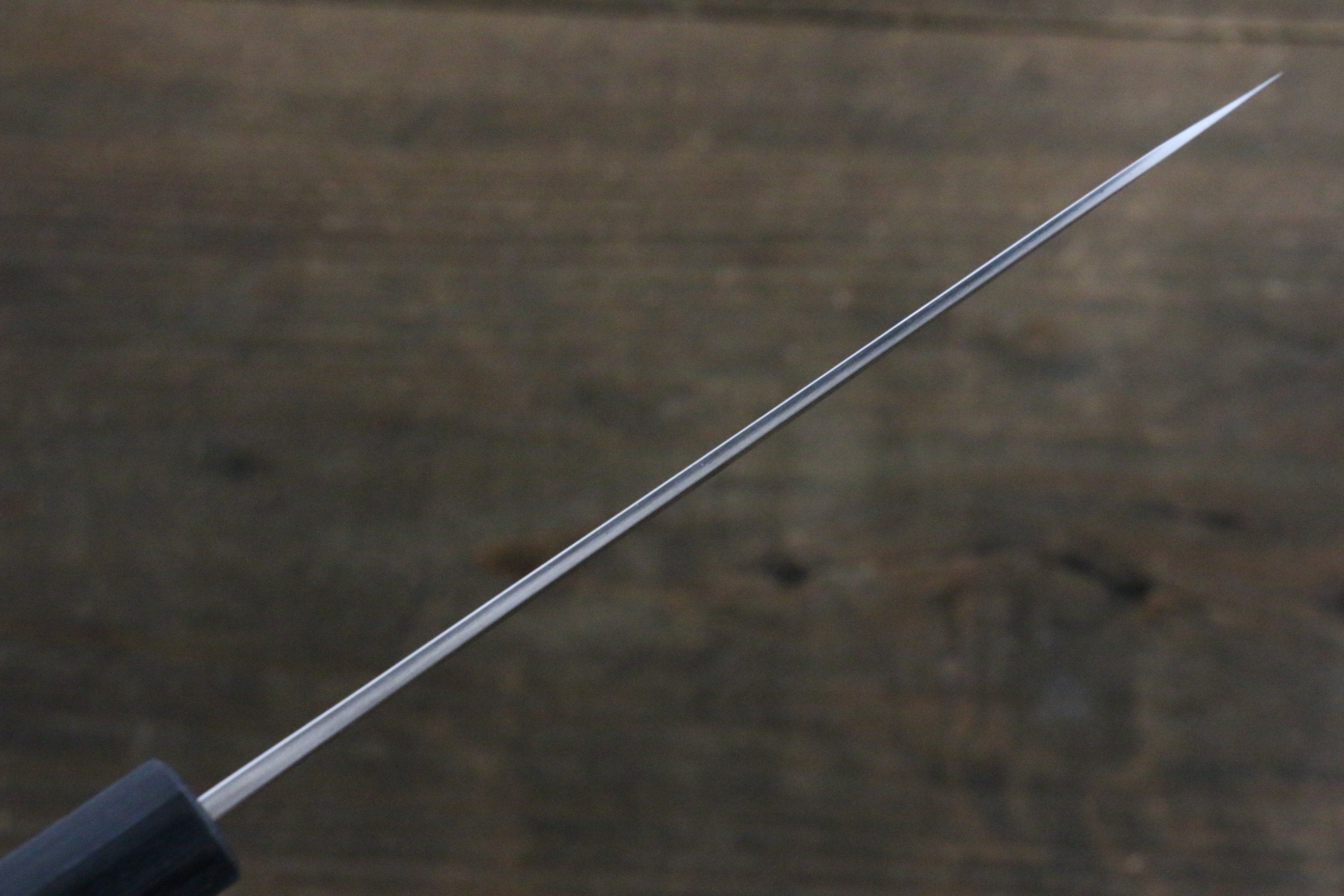 Yoshimi Kato Blue Super Clad Nashiji Petty-Utility Japanese Chef Knife 150mm with Black Honduras Handle - Seisuke Knife