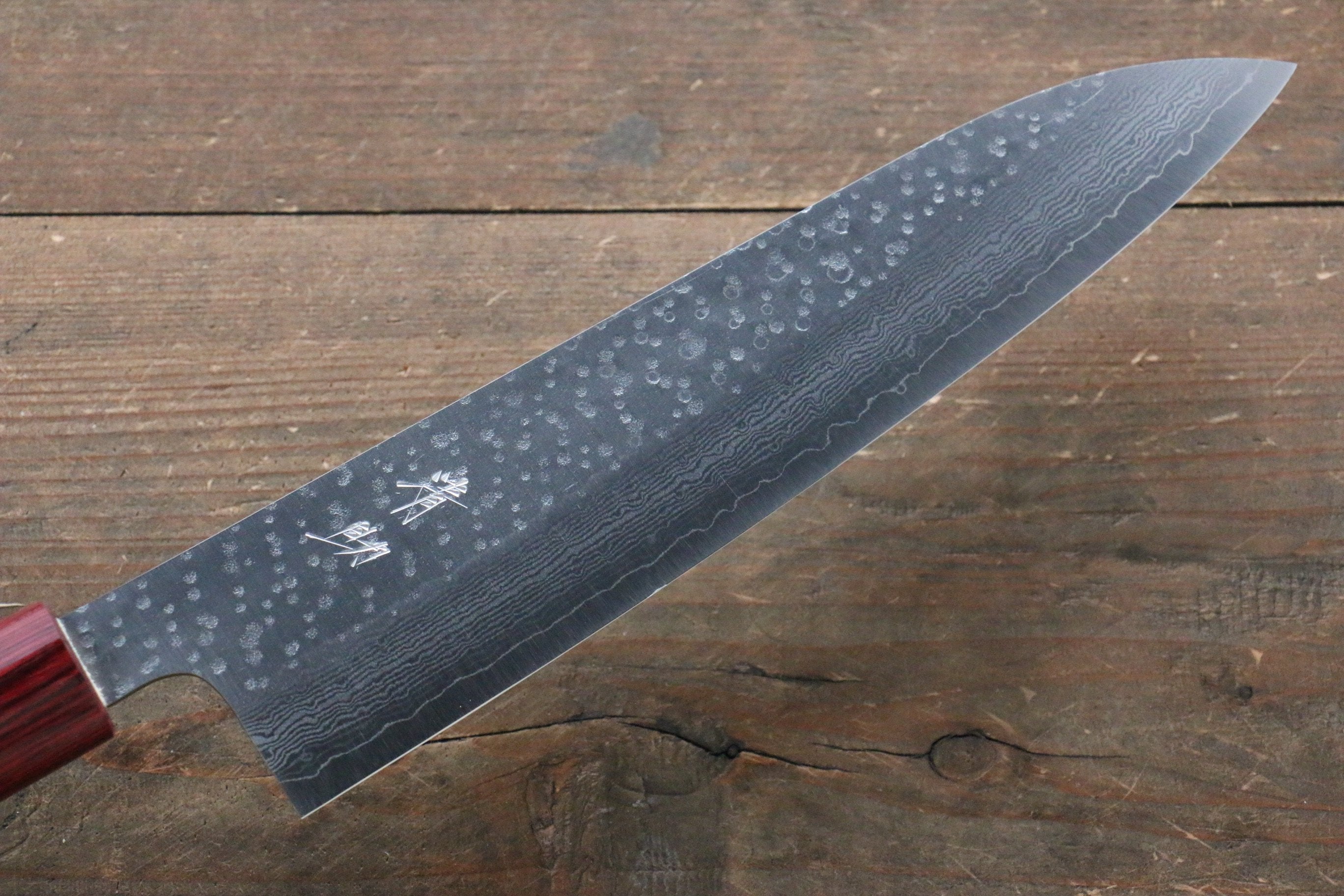 Seisuke VG10 16 Layer Hammered Damascus Gyuto 210mm with Magnolia Handle - Seisuke Knife