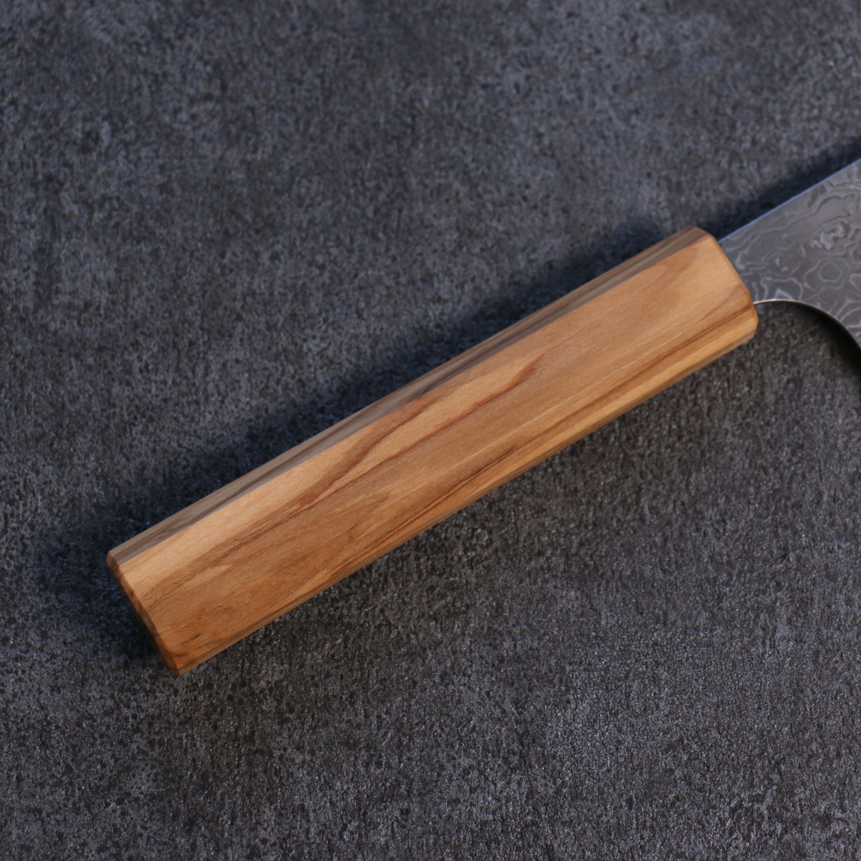 Yoshimi Kato VG10 Damascus Gyuto 210mm with Olive Wood Handle - Seisuke Knife