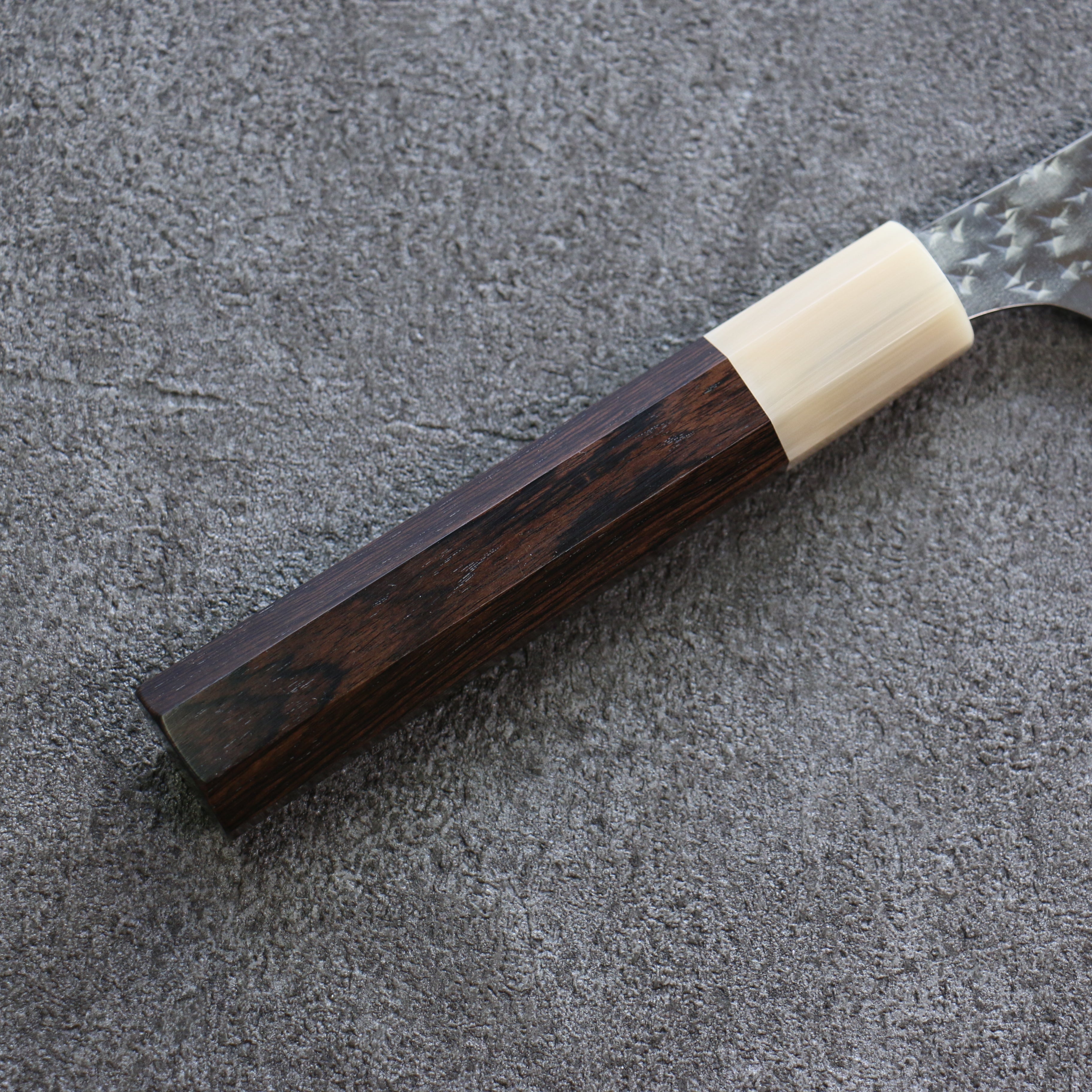 Yu Kurosaki Senko SG2 Hammered Petty-Utility 130mm Ebony Wood Handle - Seisuke Knife