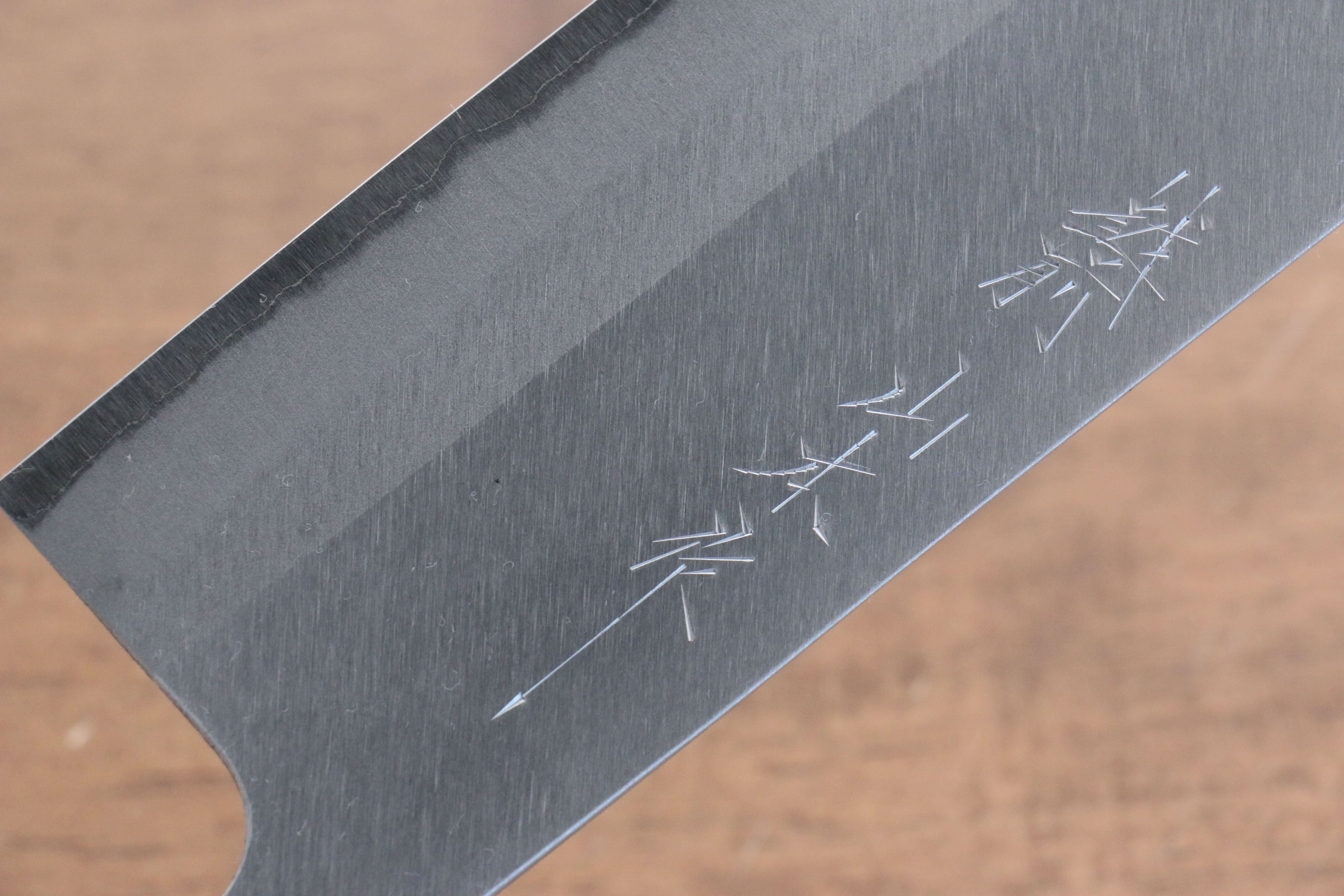 Nao Yamamoto White Steel No.2 Kasumitogi Nakiri 165mm with American Cherry Handle - Seisuke Knife
