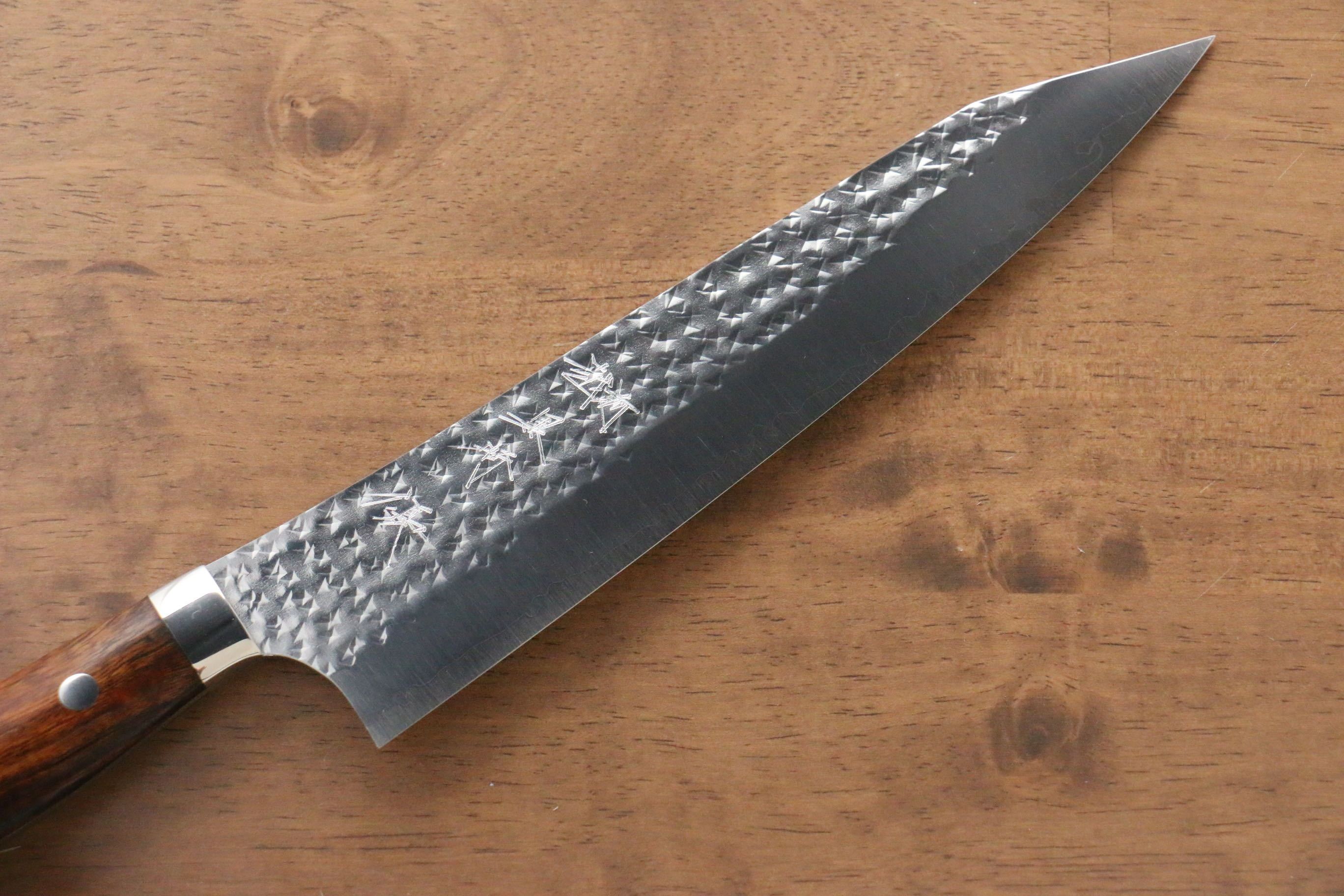 Yu Kurosaki Senko SG2 Hammered Gyuto 210mm Ironwood Handle - Seisuke Knife