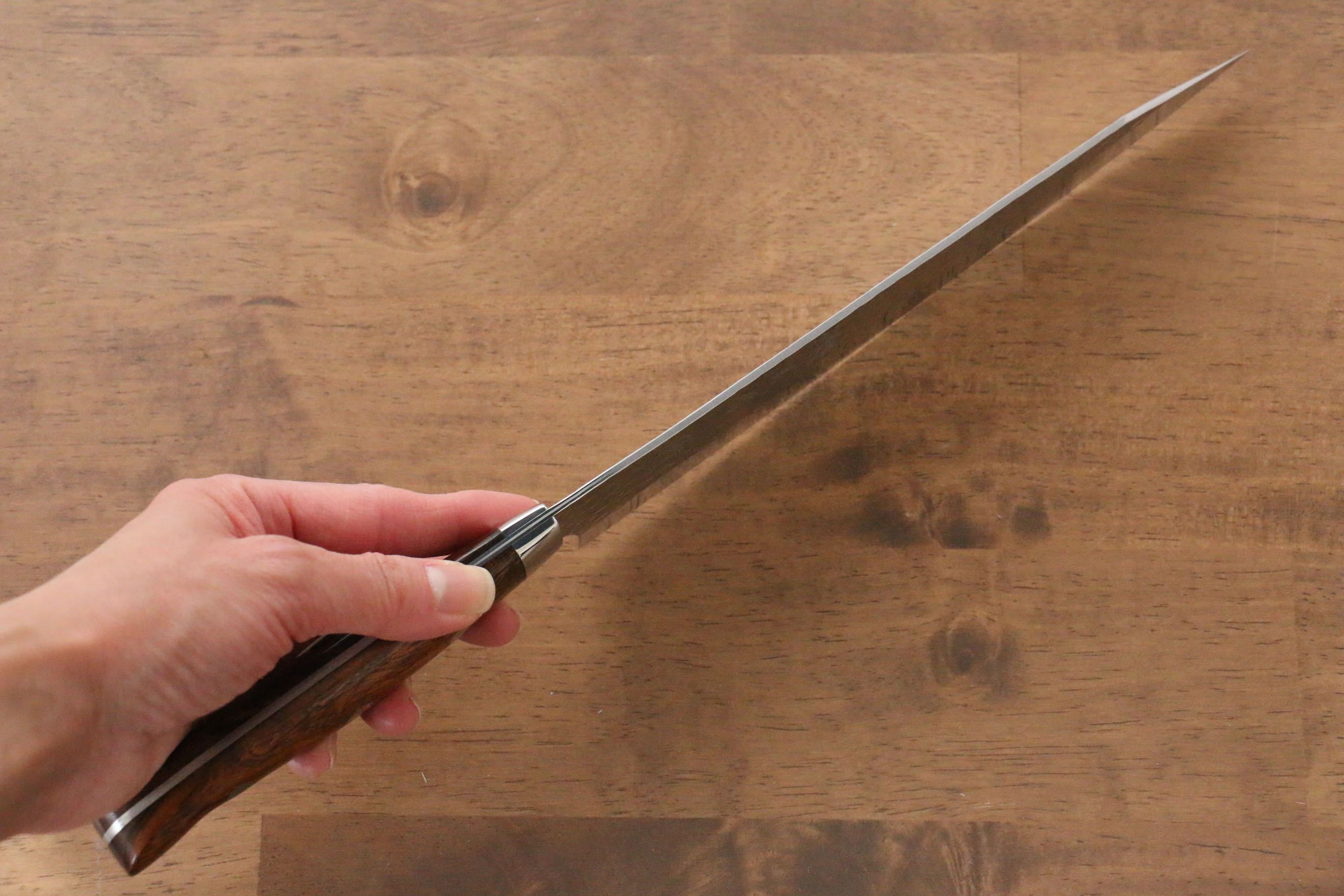 Yu Kurosaki Senko SG2 Hammered Gyuto 210mm Ironwood Handle - Seisuke Knife