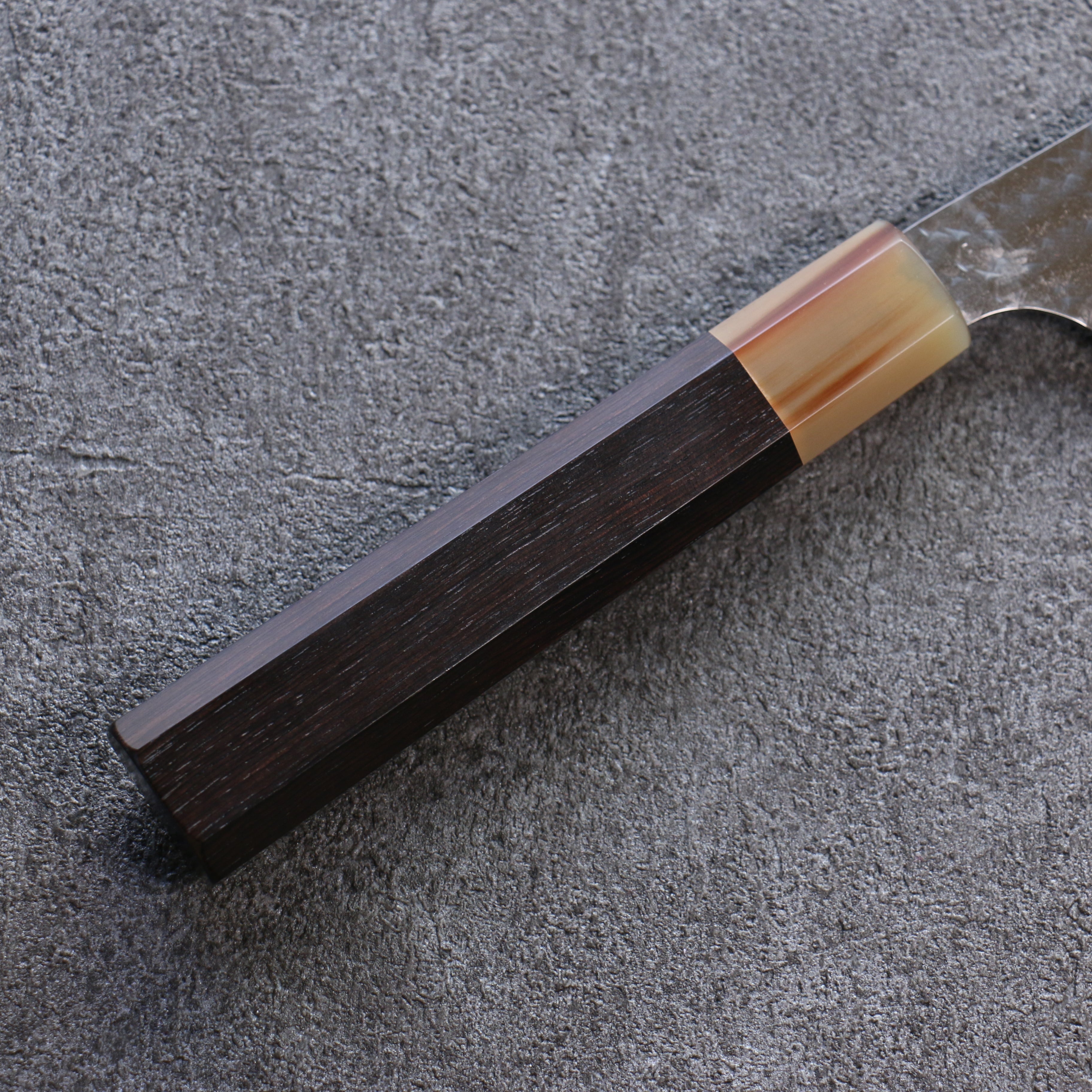 Yu Kurosaki Senko SG2 Hammered Gyuto 210mm Ebony Wood Handle - Seisuke Knife