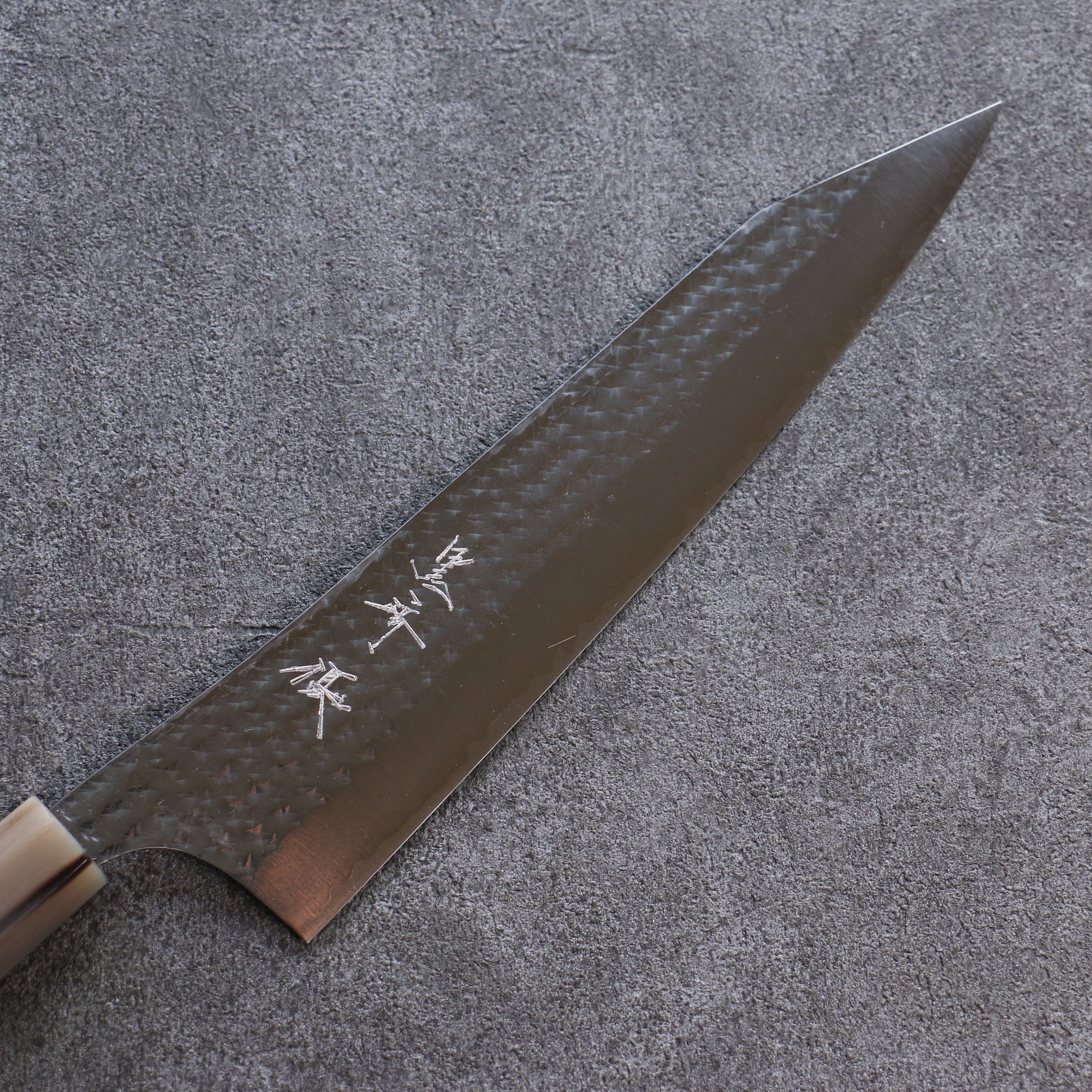 Yu Kurosaki Senko SG2 Hammered Gyuto 240mm Ebony Wood Handle - Seisuke Knife