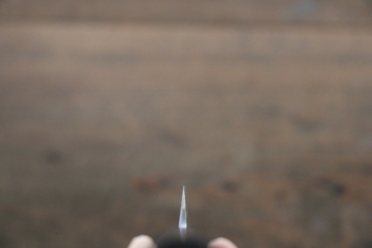 Hideo Kitaoka White Steel No.2 Damascus Yanagiba Japanese Chef Knife 240mm - Seisuke Knife