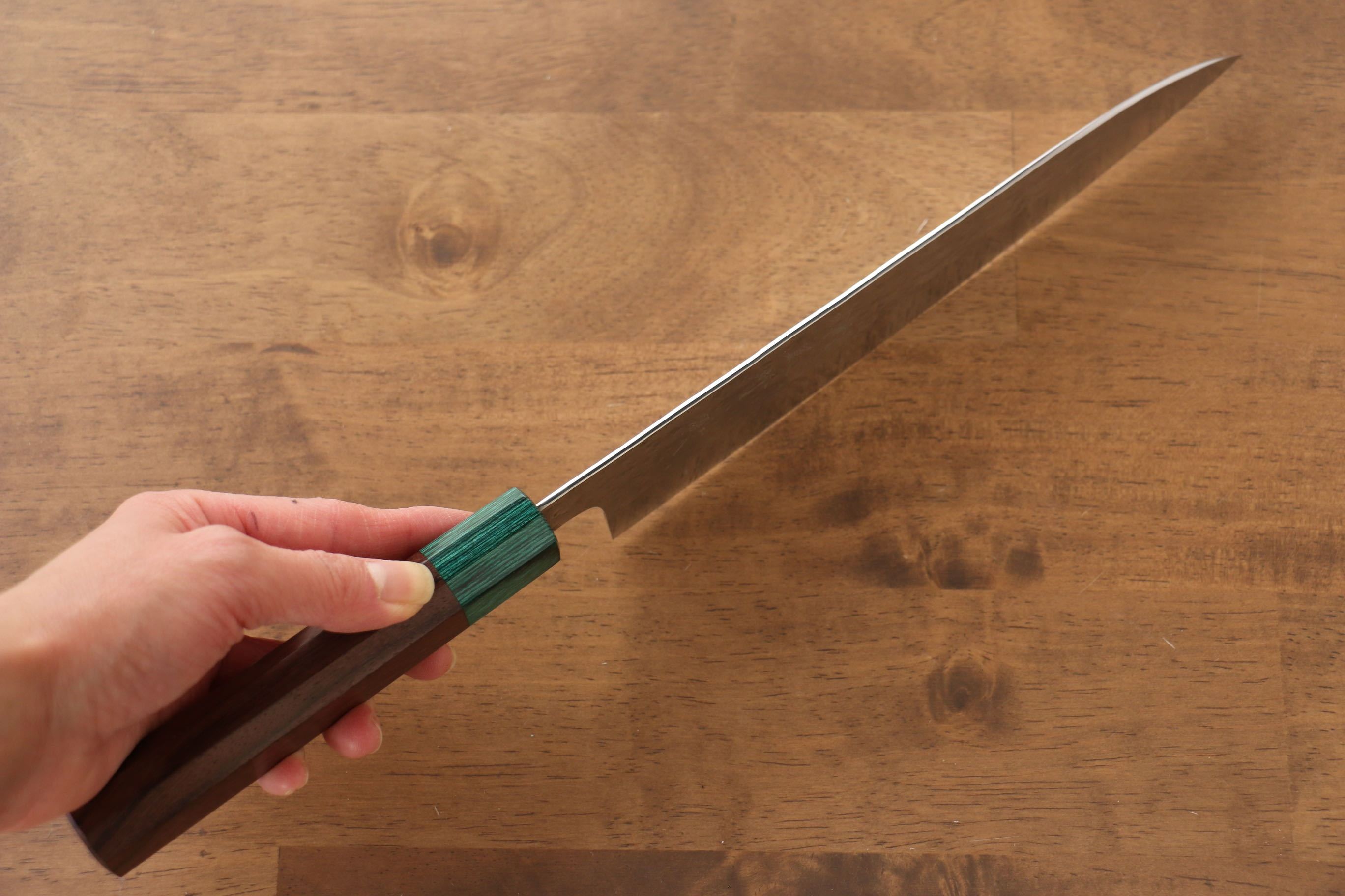 Yu Kurosaki Senko SG2 Hammered Gyuto 210mm Shitan Handle - Seisuke Knife